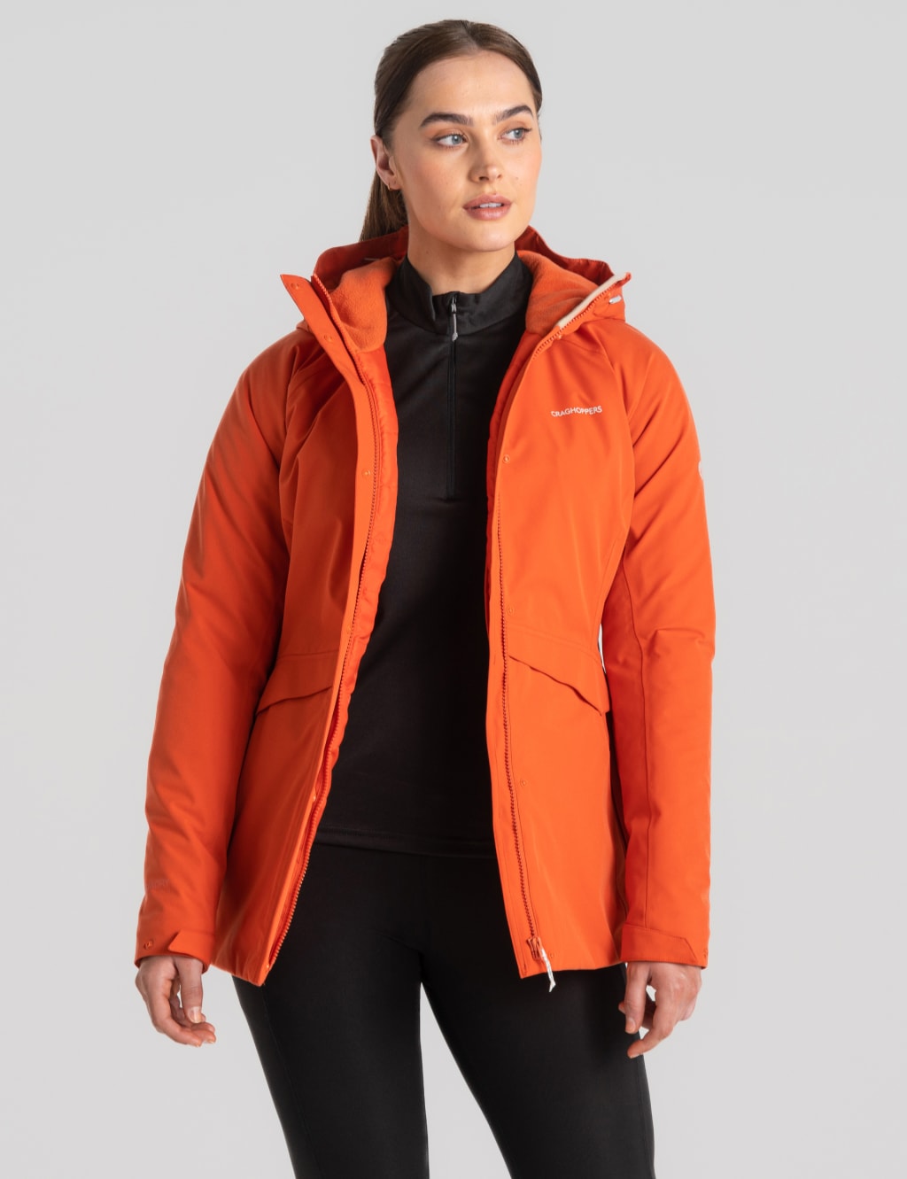 Waisted Hooded Rain Jacket image 6