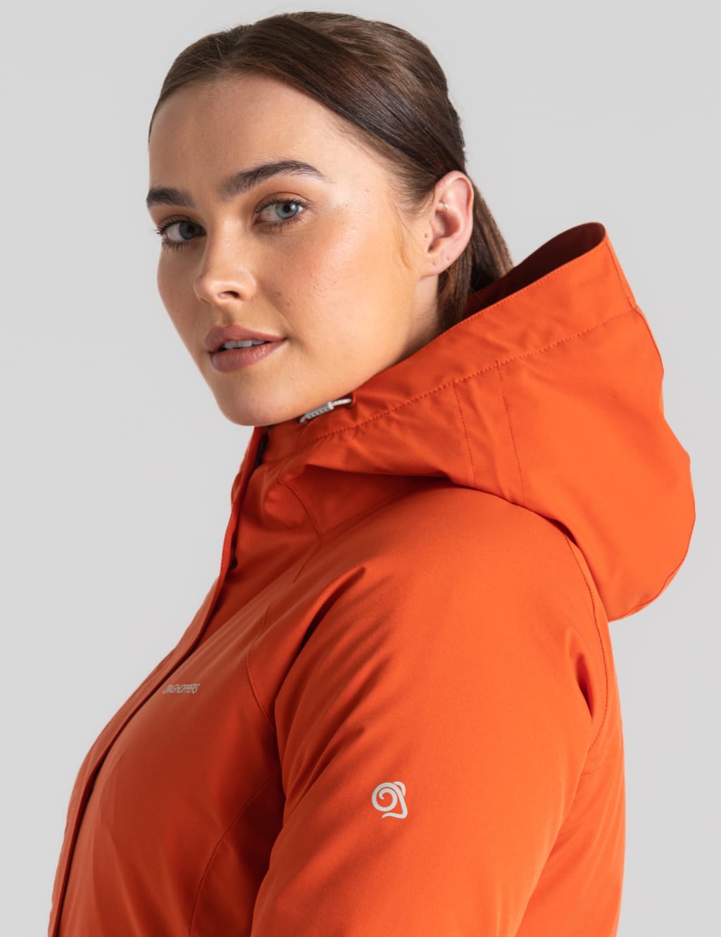 Waisted Hooded Rain Jacket image 9