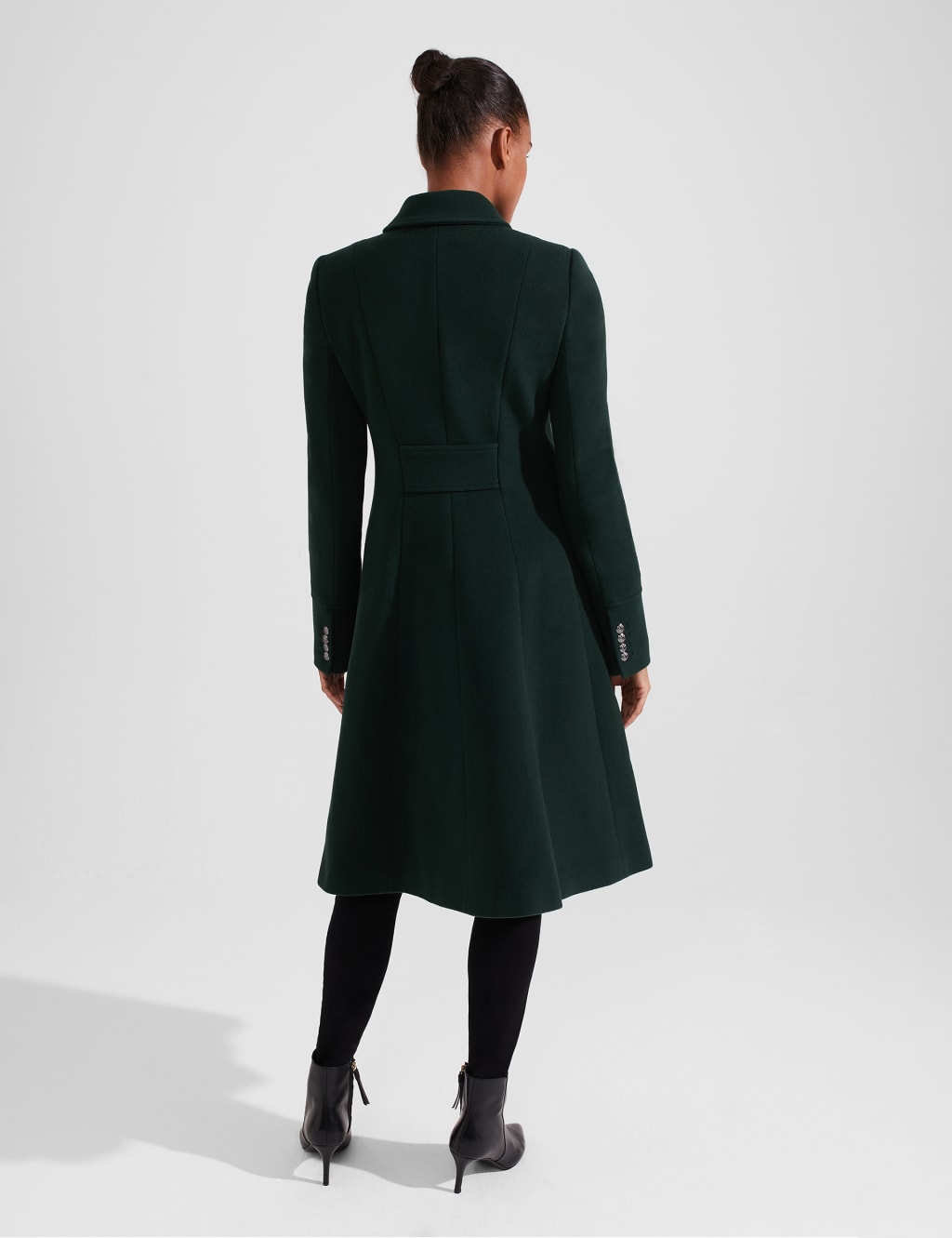 Wool Rich Double Breasted Tailored Coat image 6