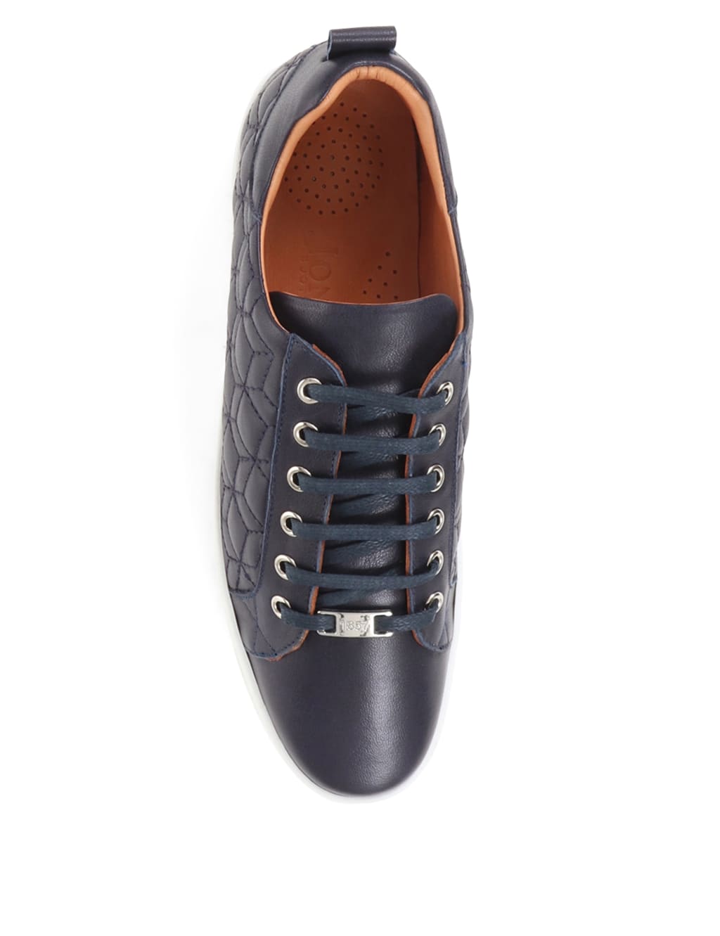 Leather Lace Up Chunky Trainers image 3