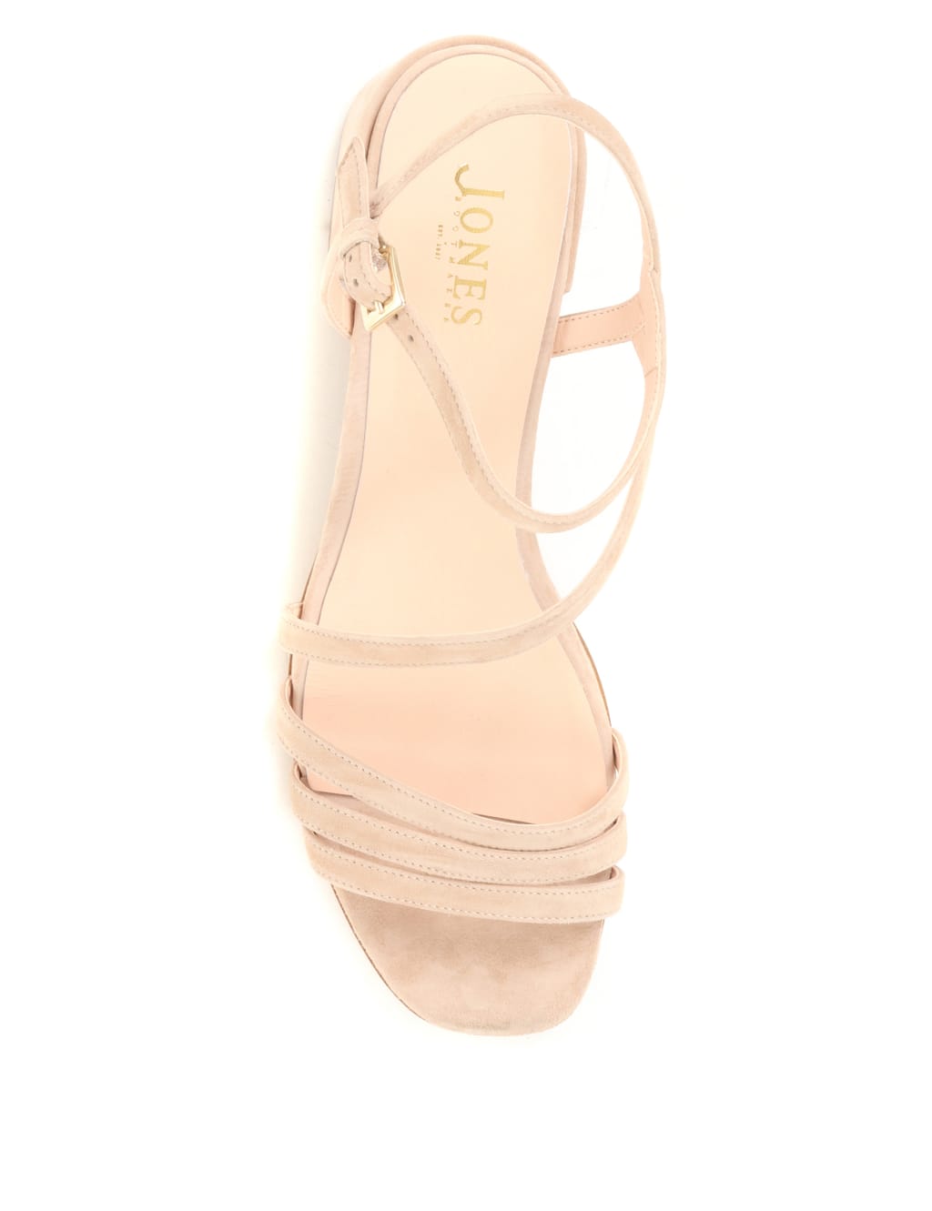 Suede Ankle Strap Block Heel Sandals image 3