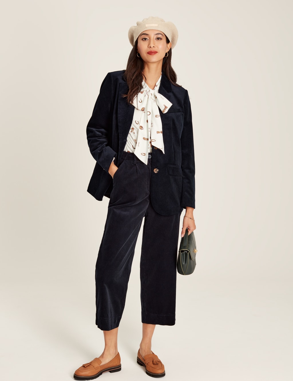 Printed Tie Neck Blouse image 4