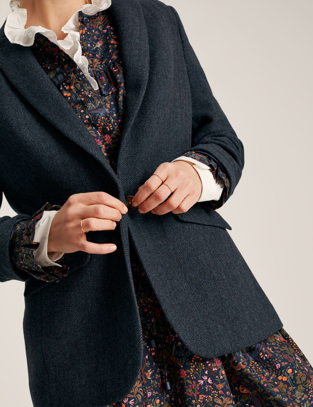Wool Rich Single Breasted Blazer image 4