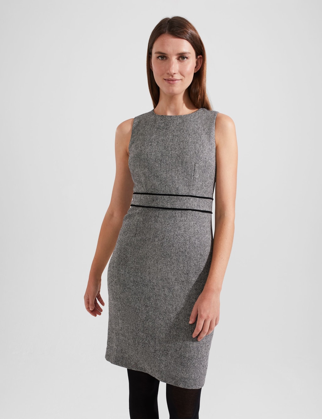 Pure Wool Mini Waisted Dress image 1