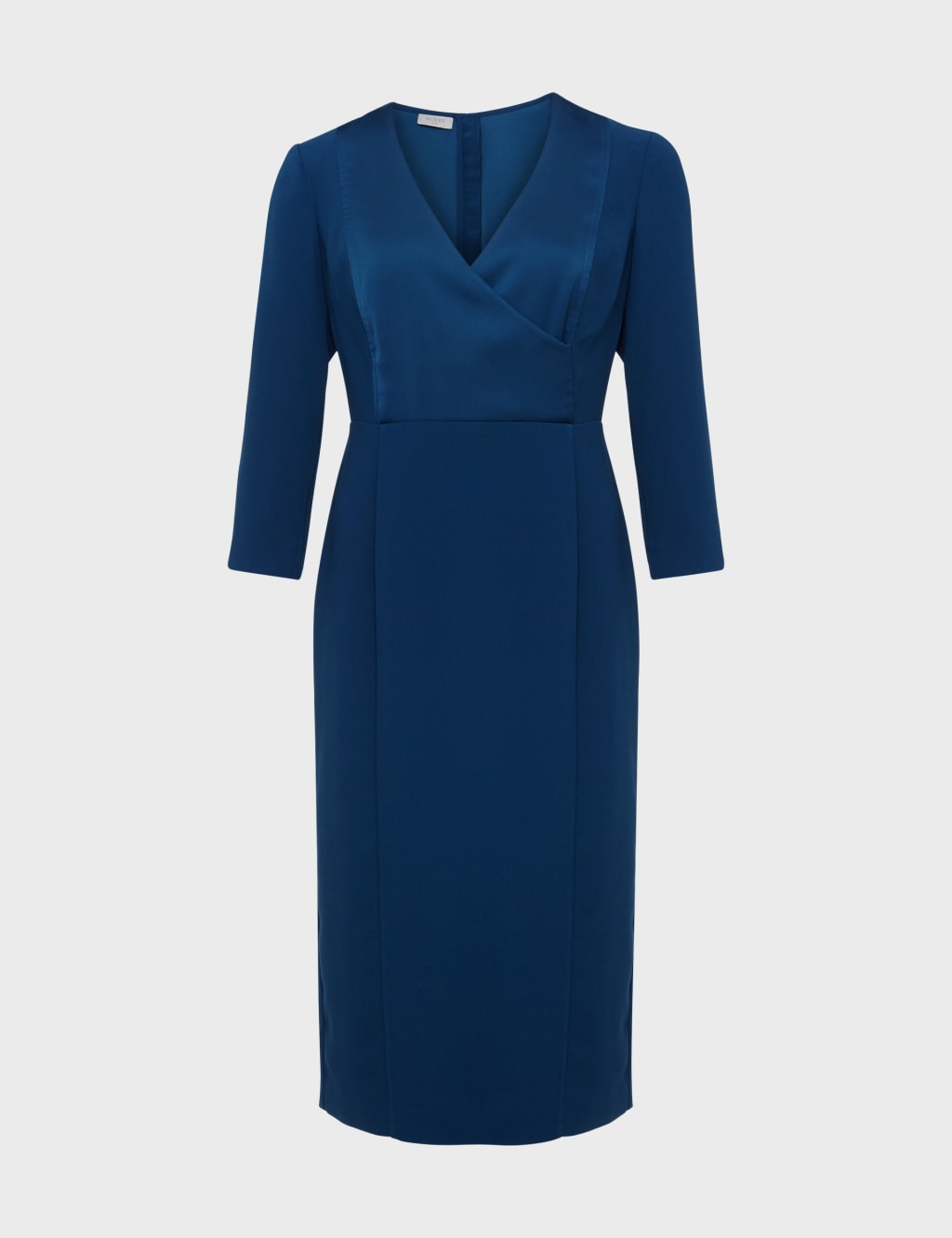 V-Neck Knee Length Wrap Dress image 2