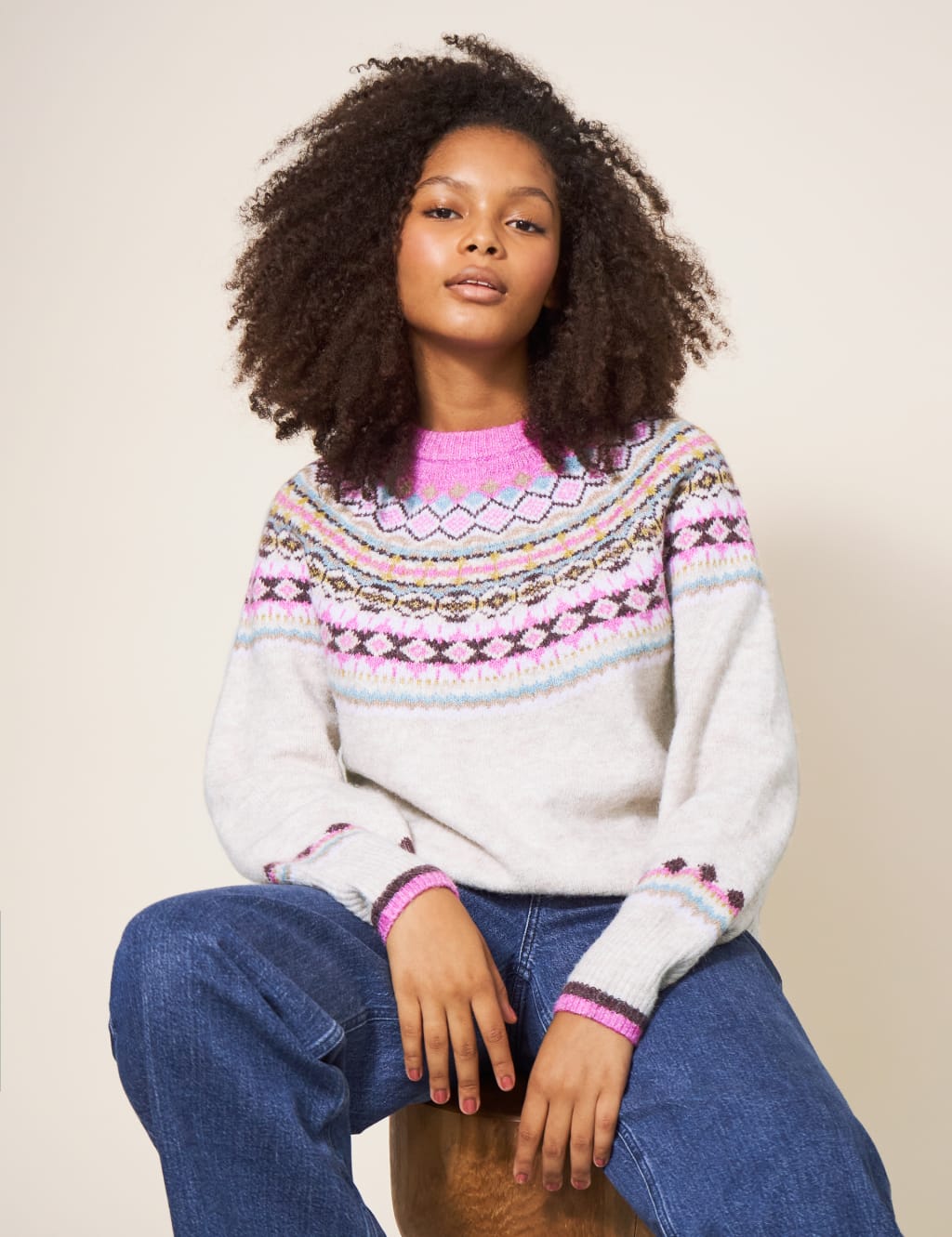Ladies white christmas 2025 jumpers