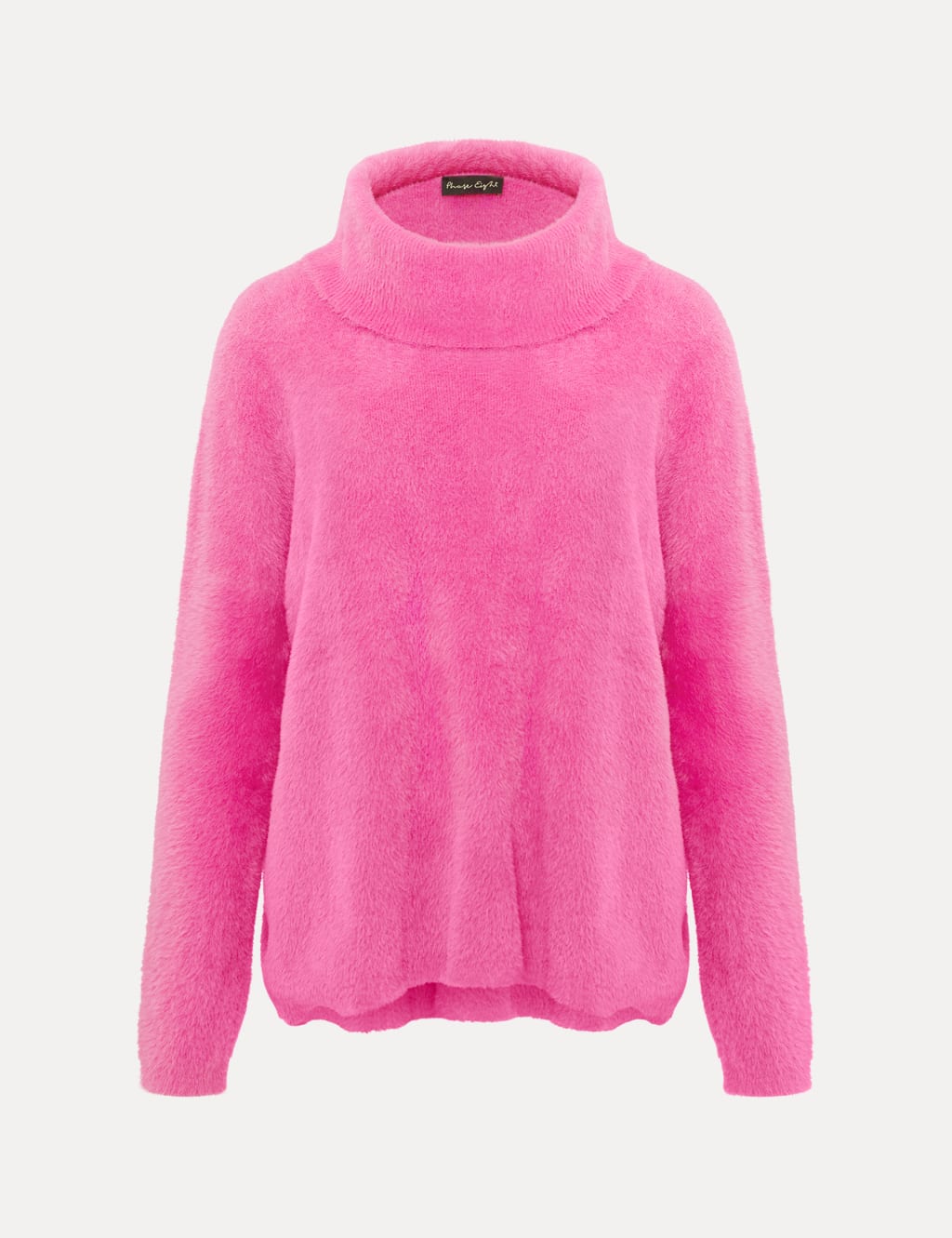Textured Roll Neck Knitted Top image 2