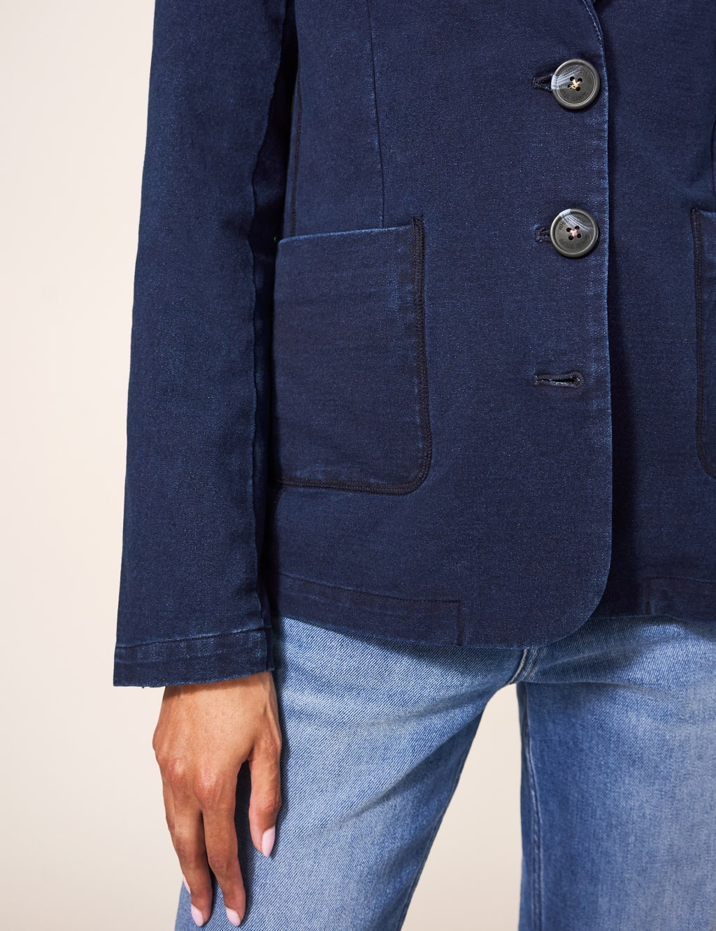 Jersey Blazer Jacket image 4