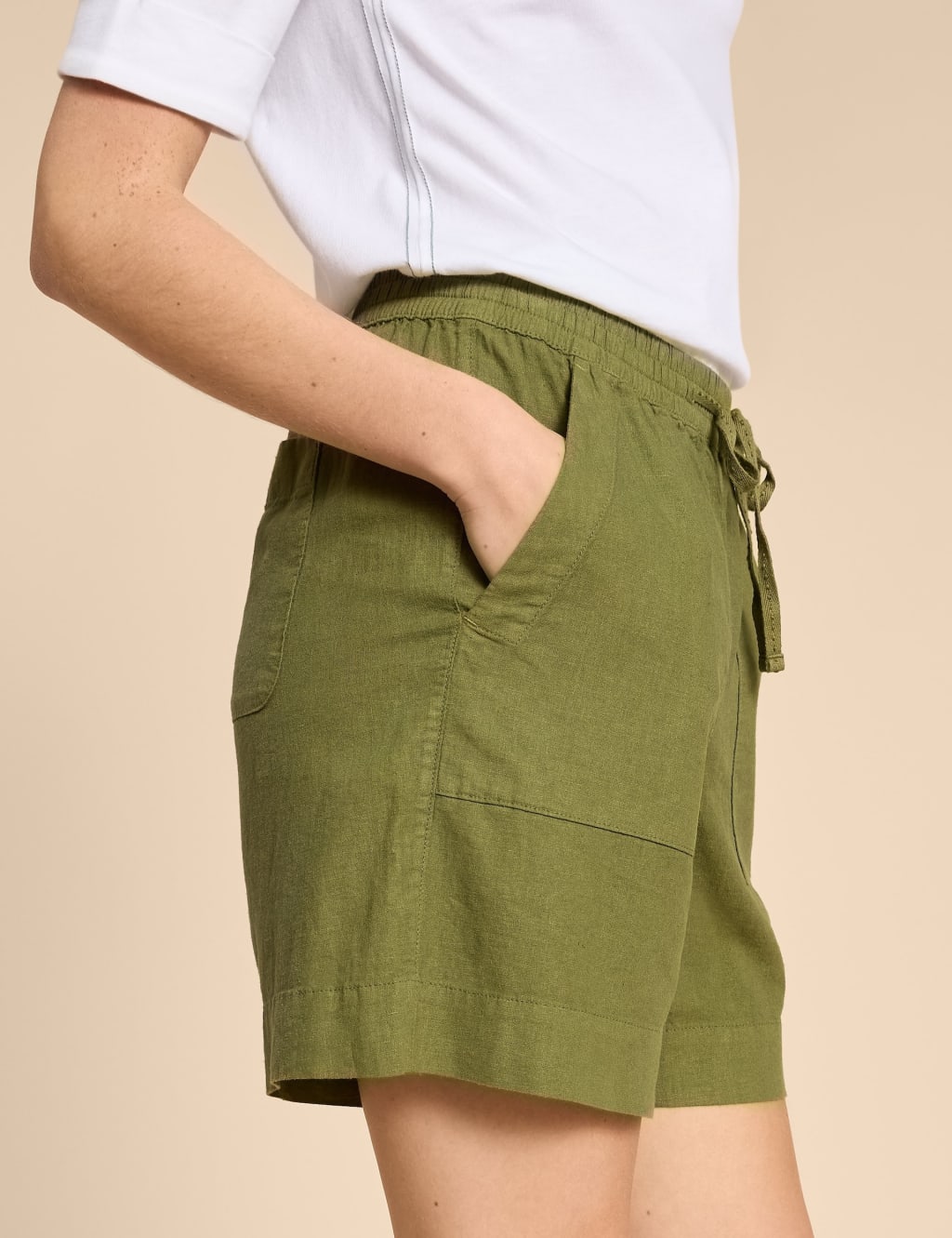 Women s White Stuff Linen Shorts M S