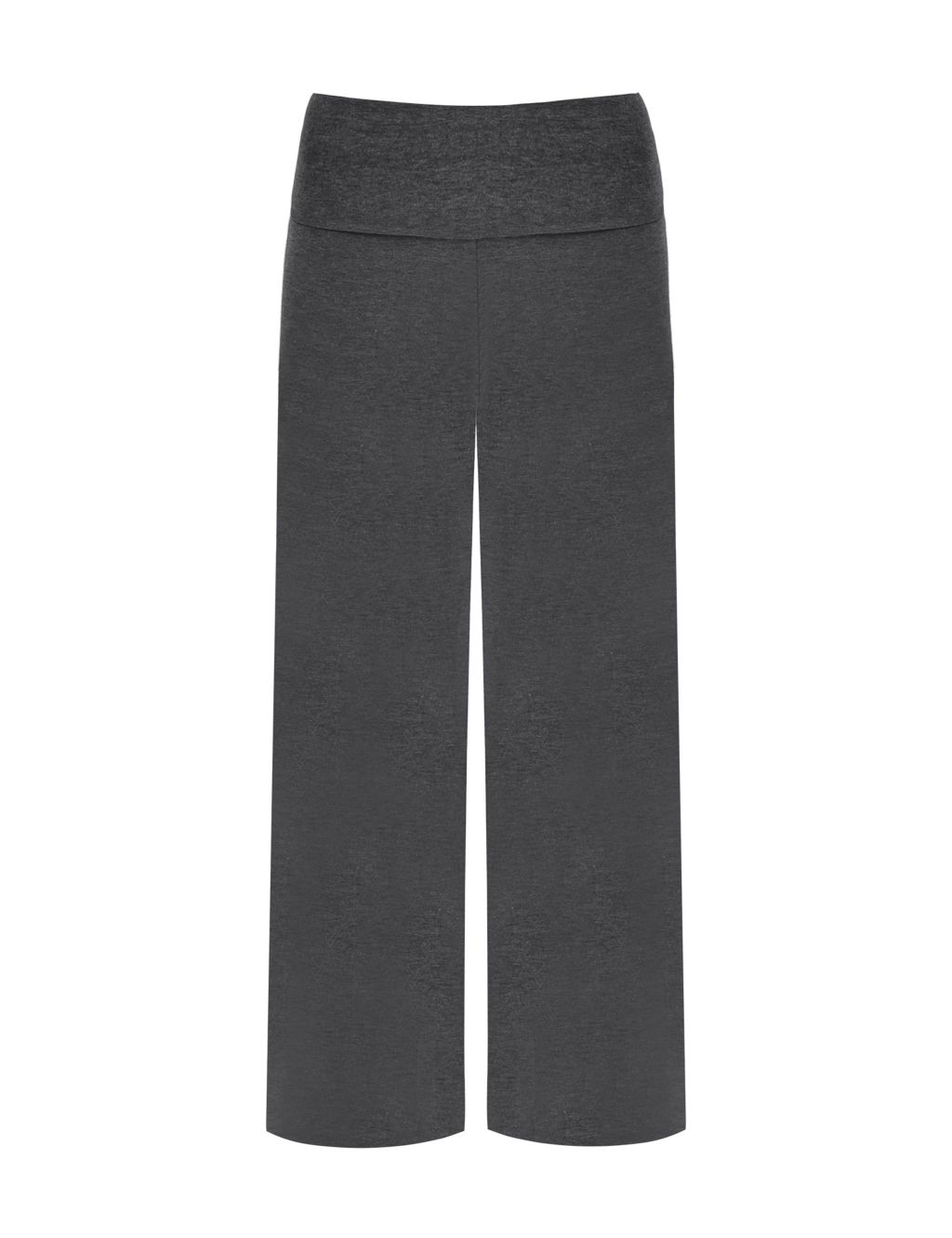 Marl Elasticated Waist Relaxed Trousers image 2