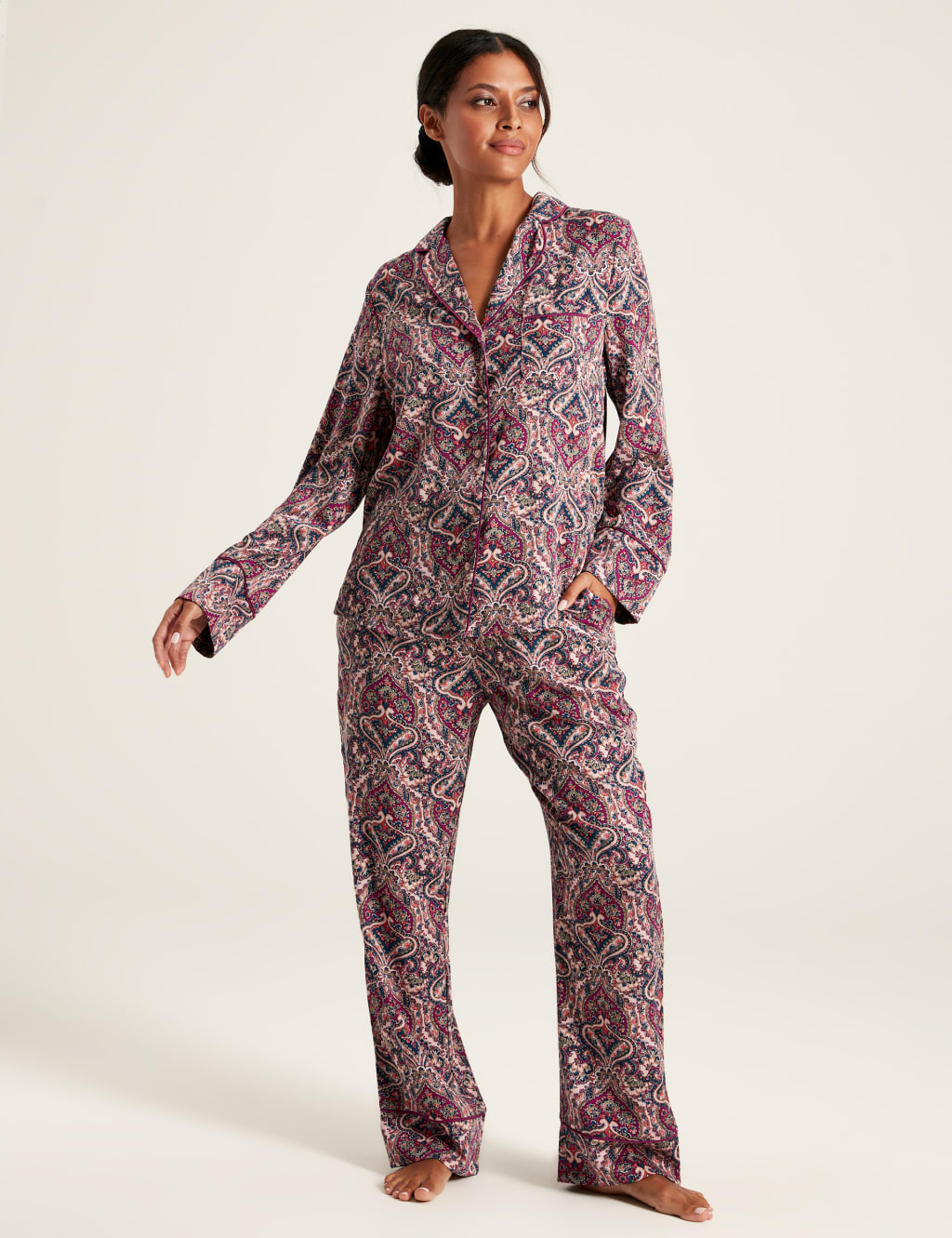 Cotton Modal Paisley Pyjama Set image 1