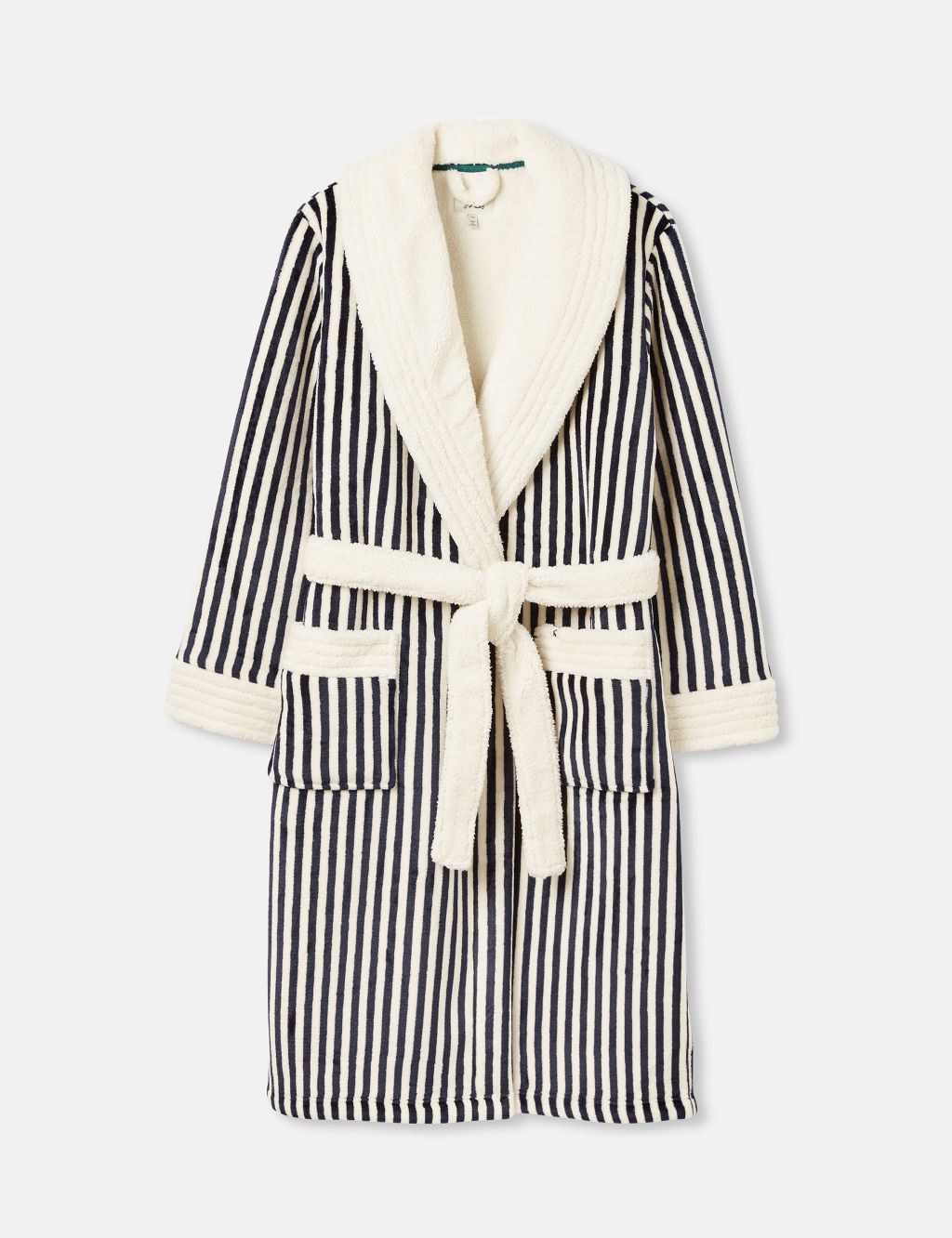 Cotton Modal Striped Dressing Gown image 2