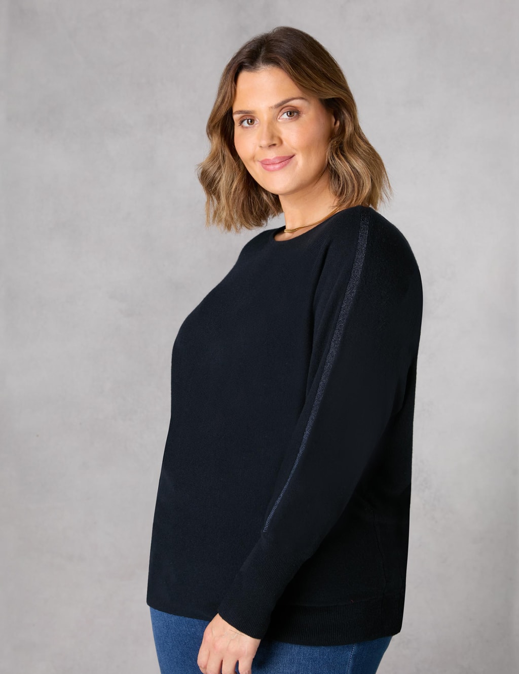 Cotton Blend Relaxed Jumper image 3