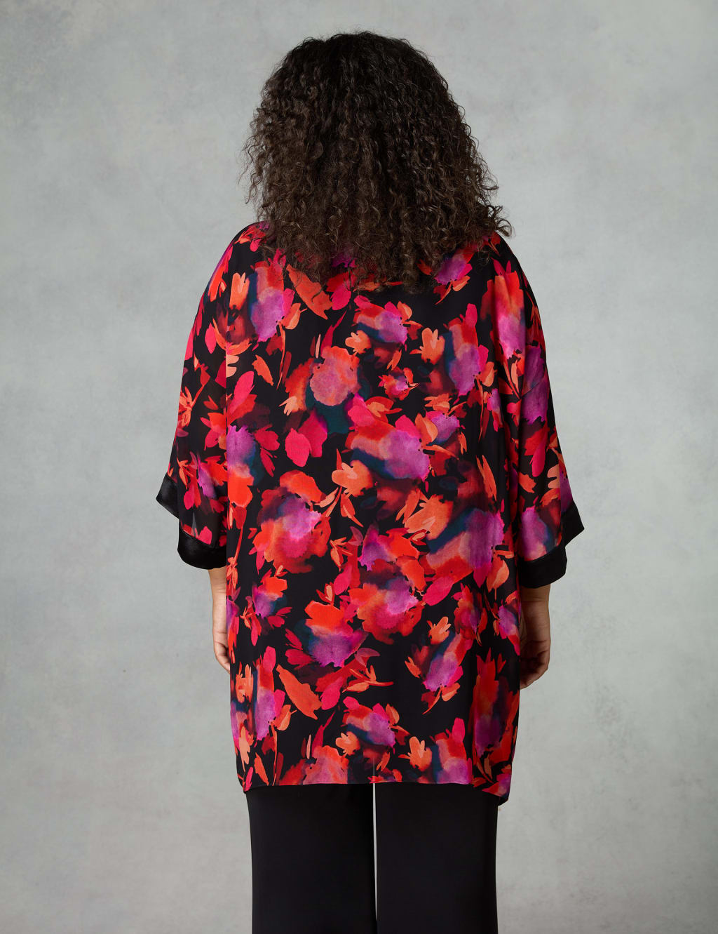 Floral Short Kimono image 3