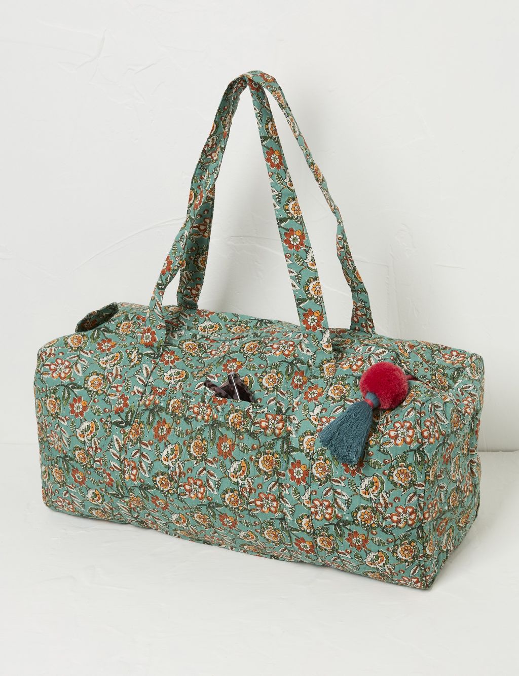 Pure Cotton Floral Weekend Bag