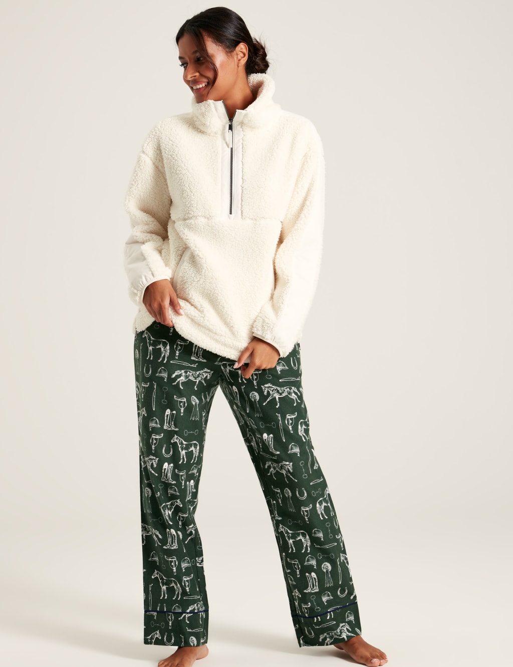 Pure Cotton Printed Pyjama Bottoms image 1