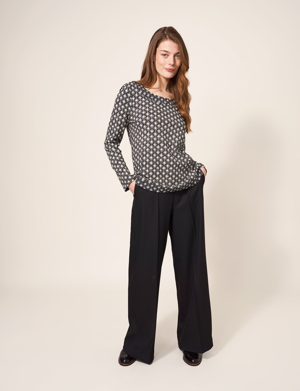 Pure Cotton Geometric T-Shirt image 3
