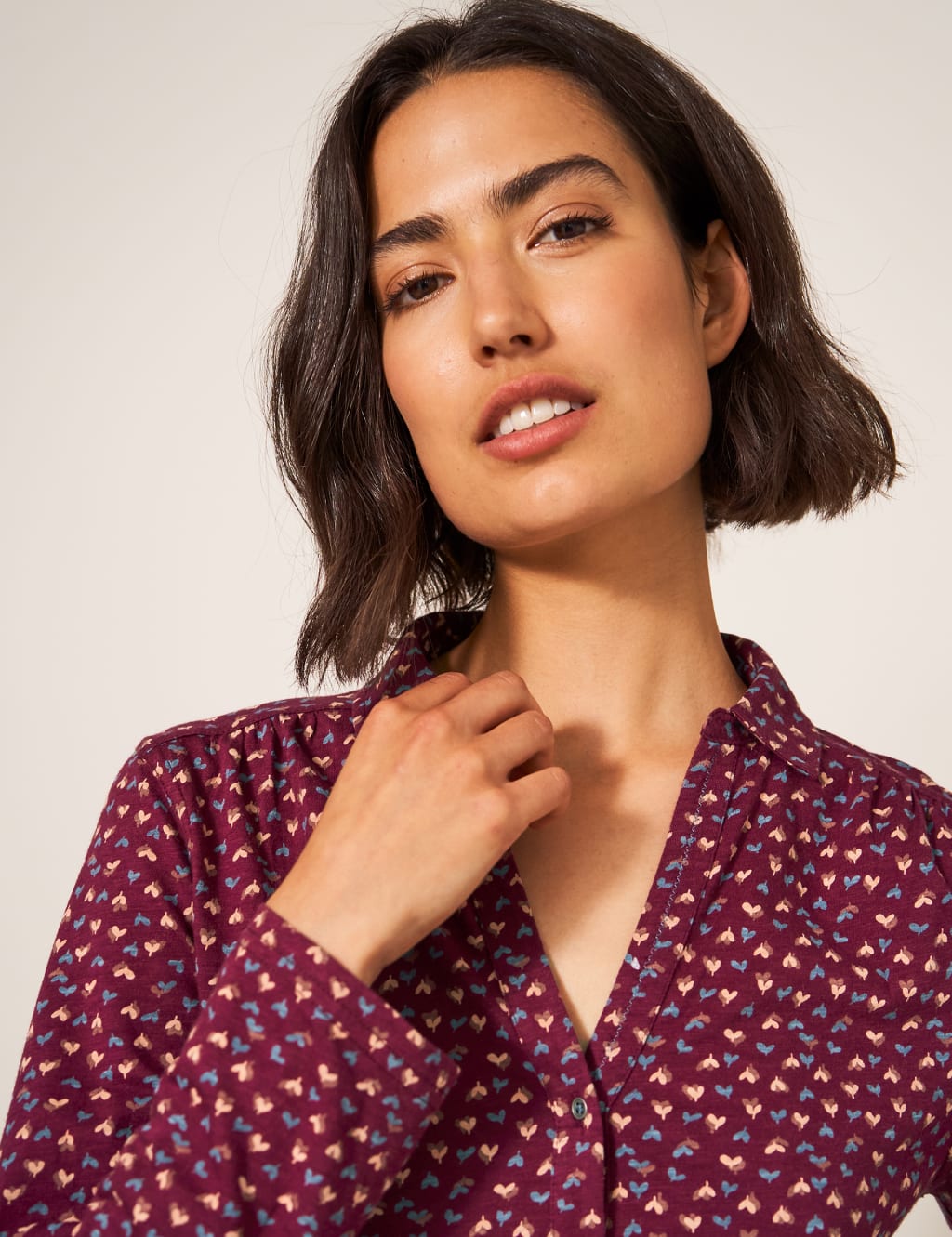 Pure Cotton Printed Collared Shirt image 5