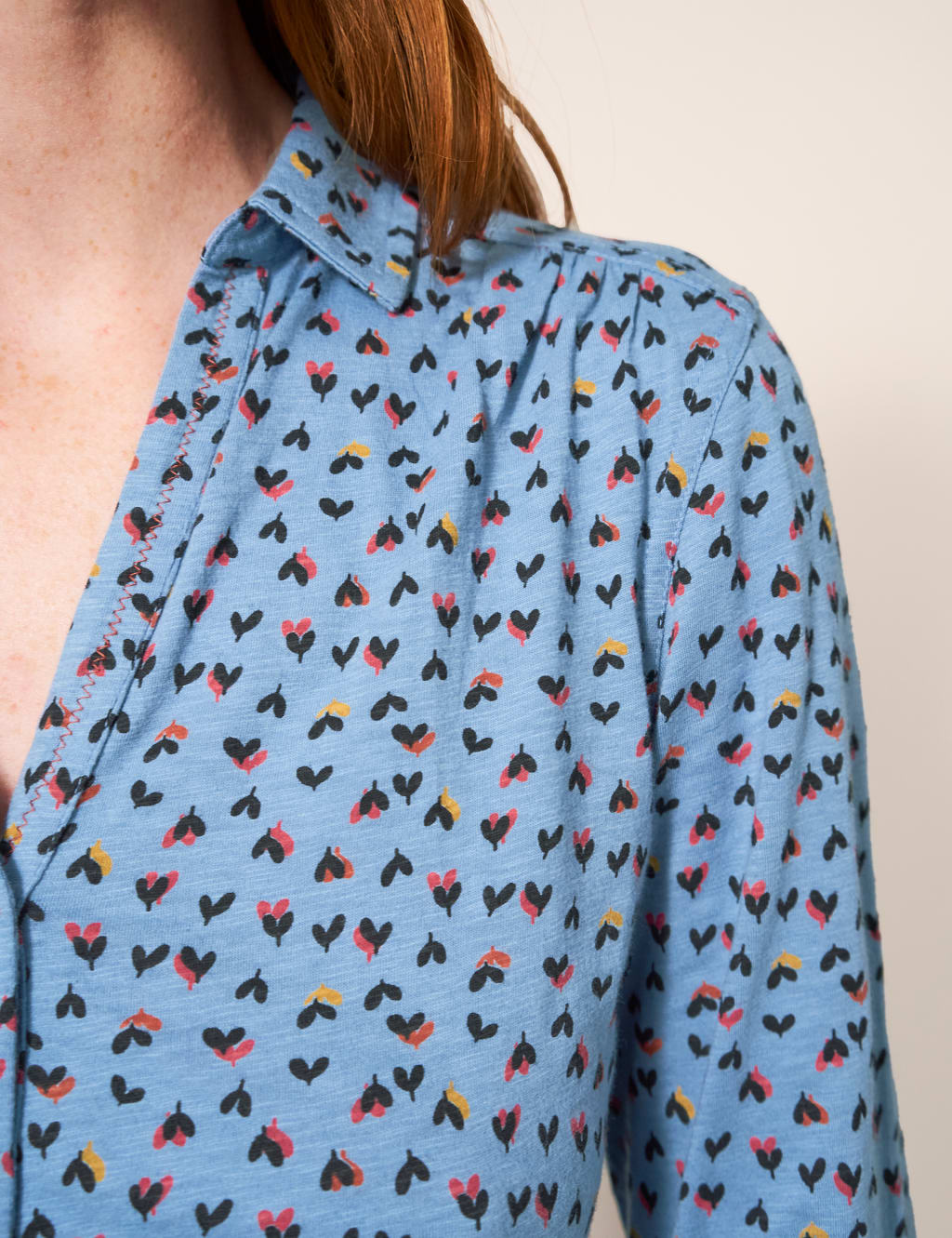 Pure Cotton Printed Collared Shirt image 4