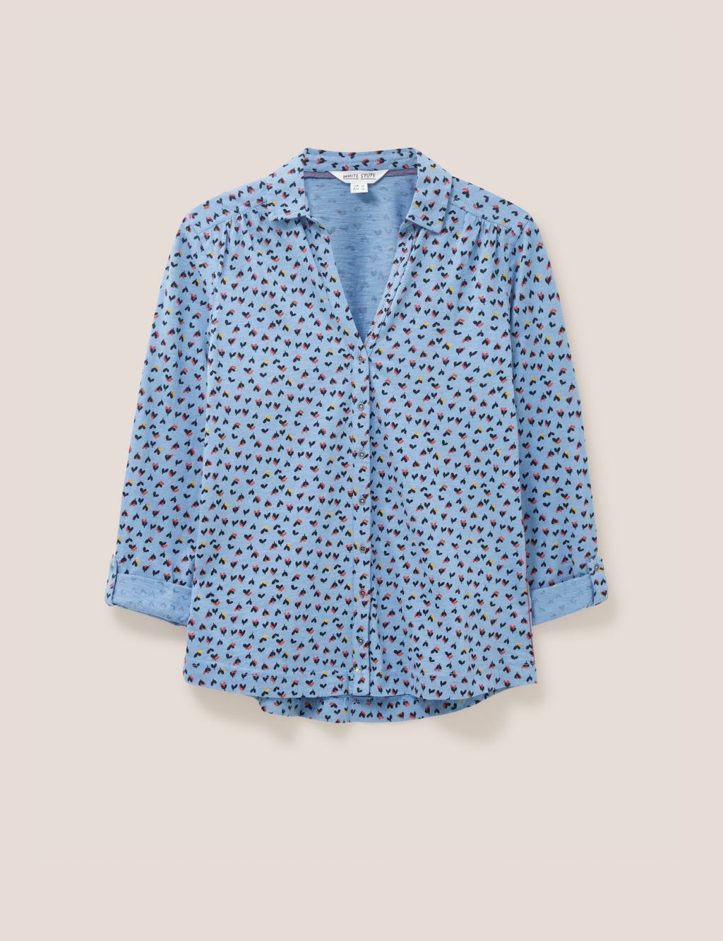 Pure Cotton Printed Collared Shirt image 2