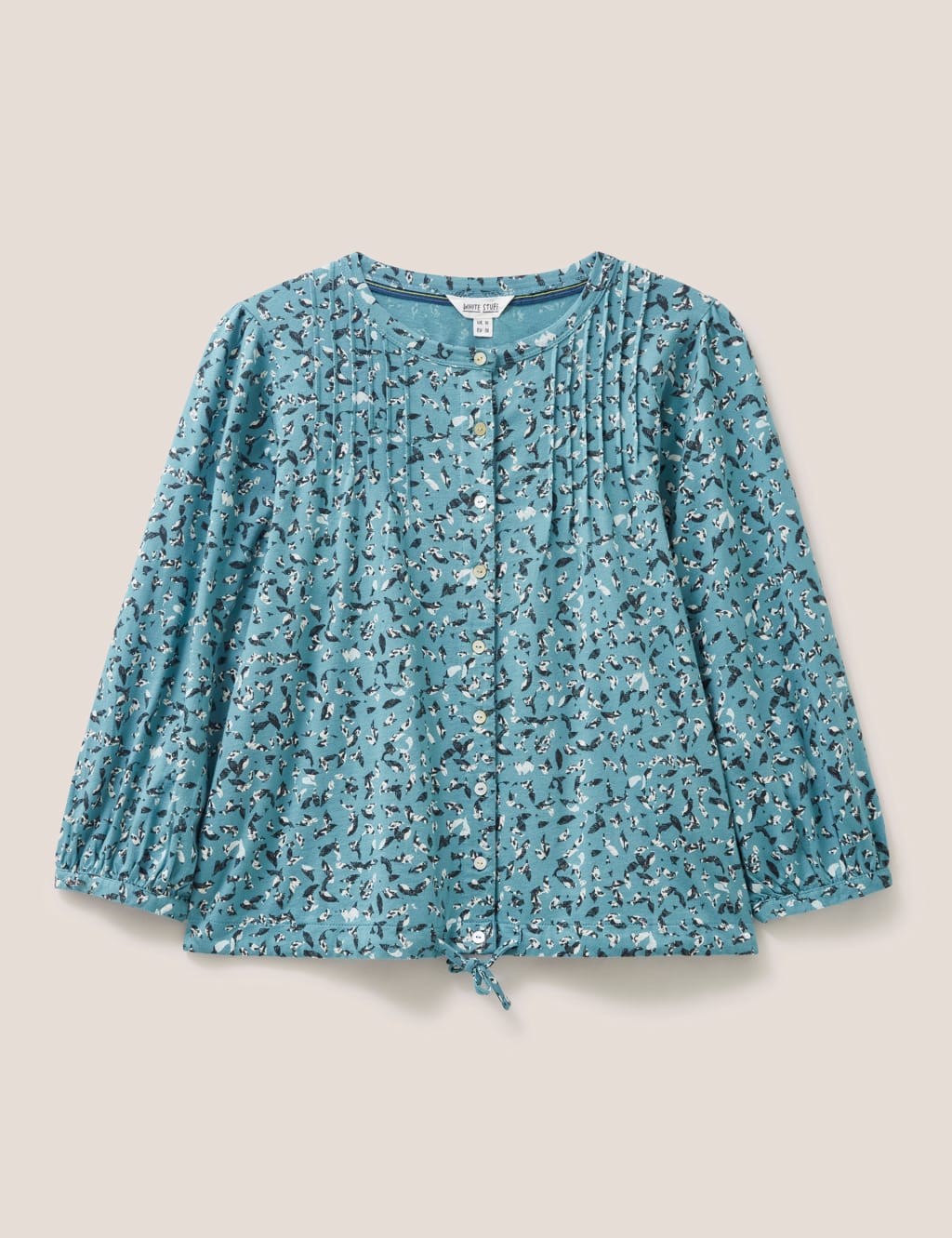 Modal Blend Printed Crew Neck Shirt image 2