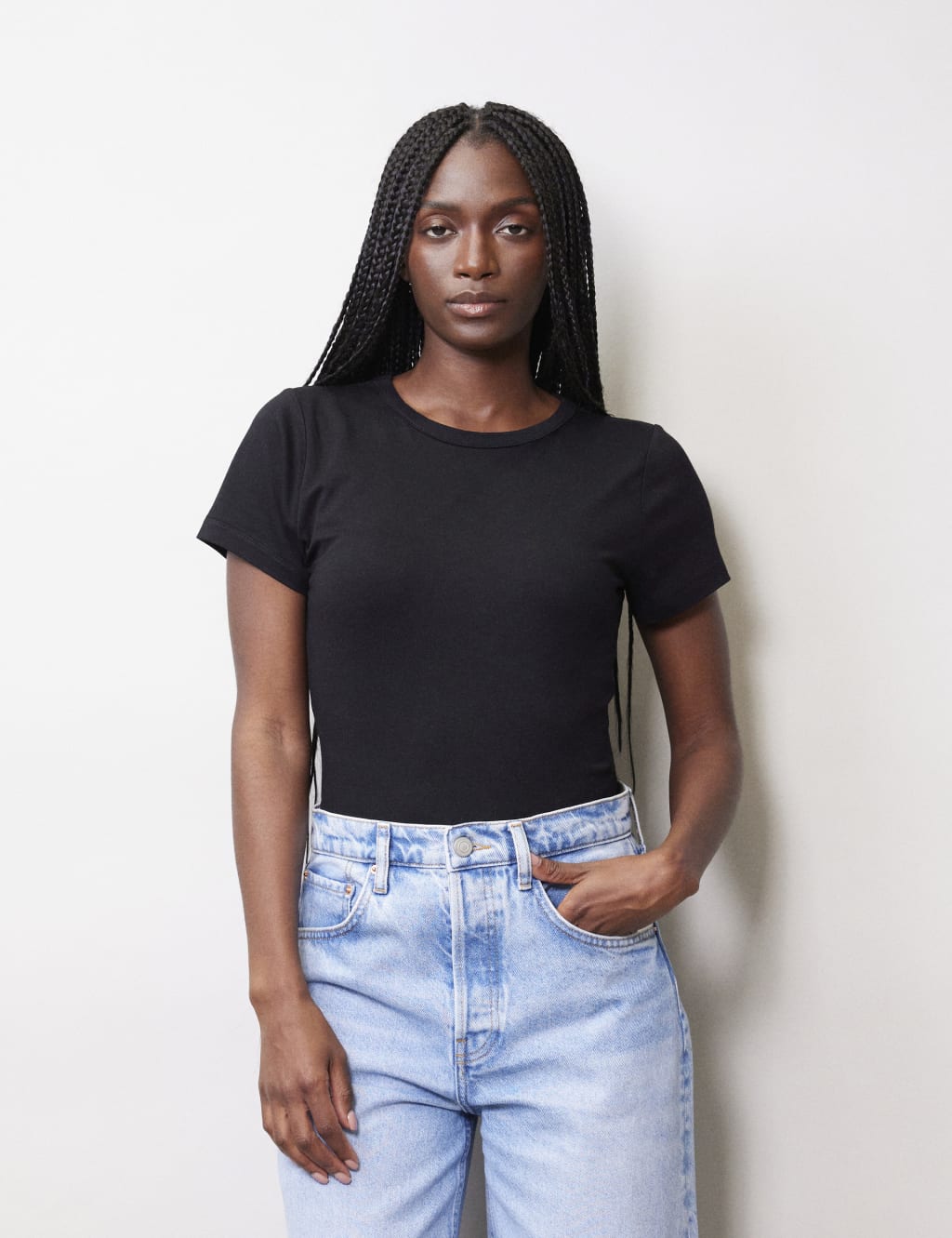 Round neck t shirts for ladies online