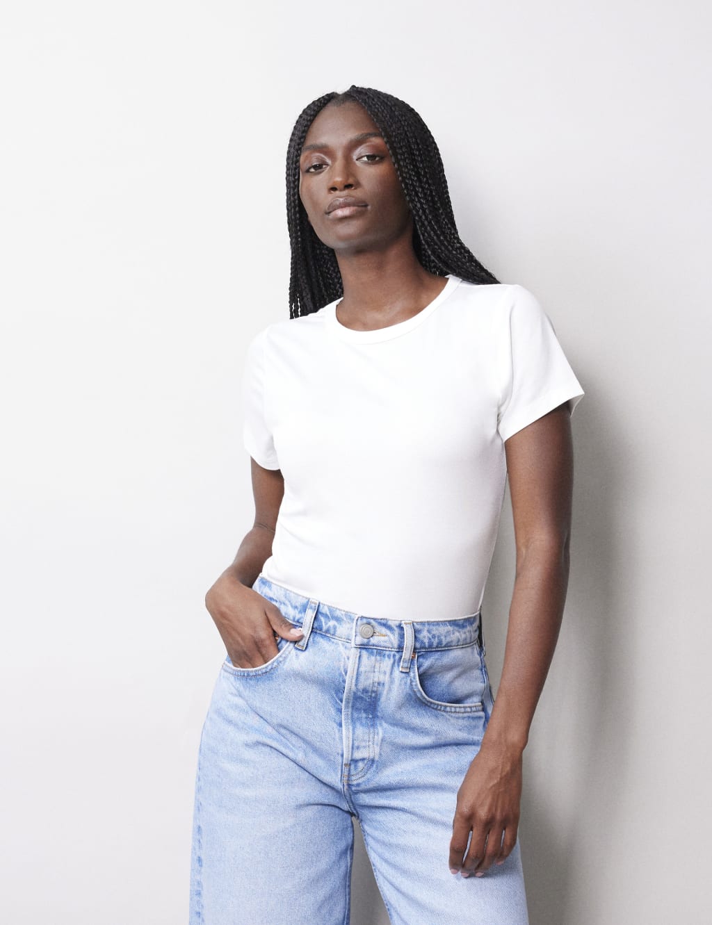 White t shirt for womens online new arrivals