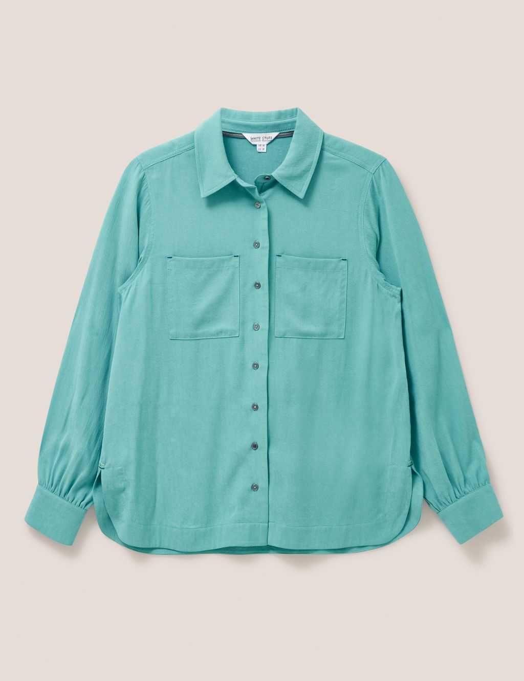 Lyocell™ Rich Collared Relaxed Shirt image 2