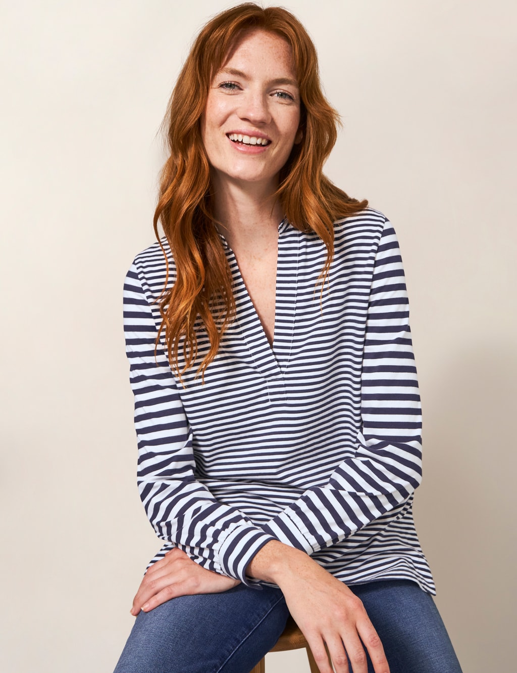 Pure Cotton Striped Collared Shirt image 1