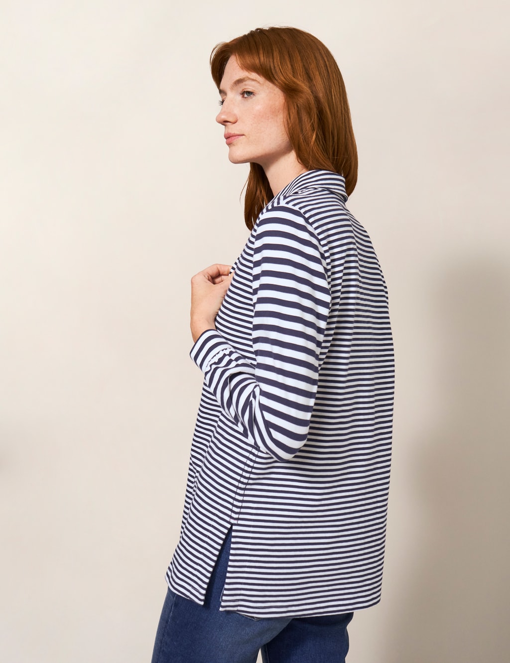 Pure Cotton Striped Collared Shirt image 3