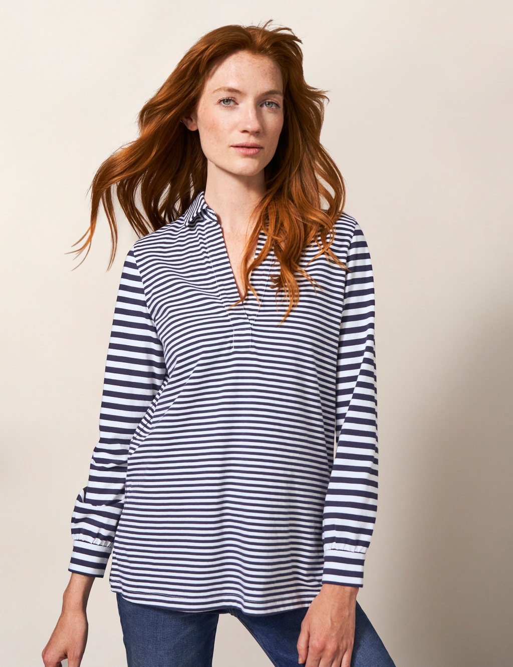 Pure Cotton Striped Collared Shirt image 5