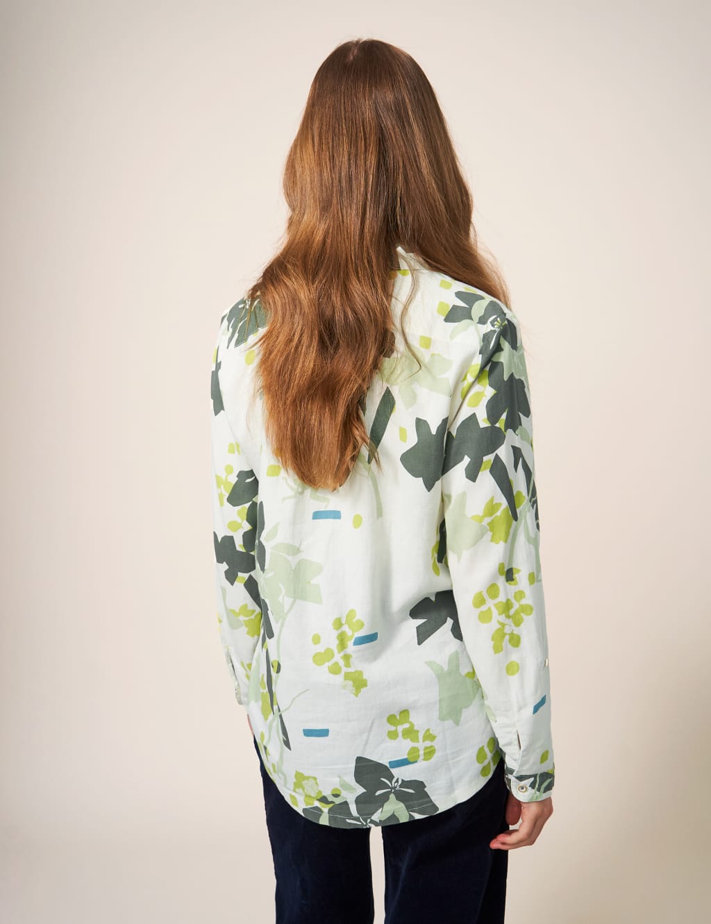 Organic Cotton Printed Collared Shirt image 3