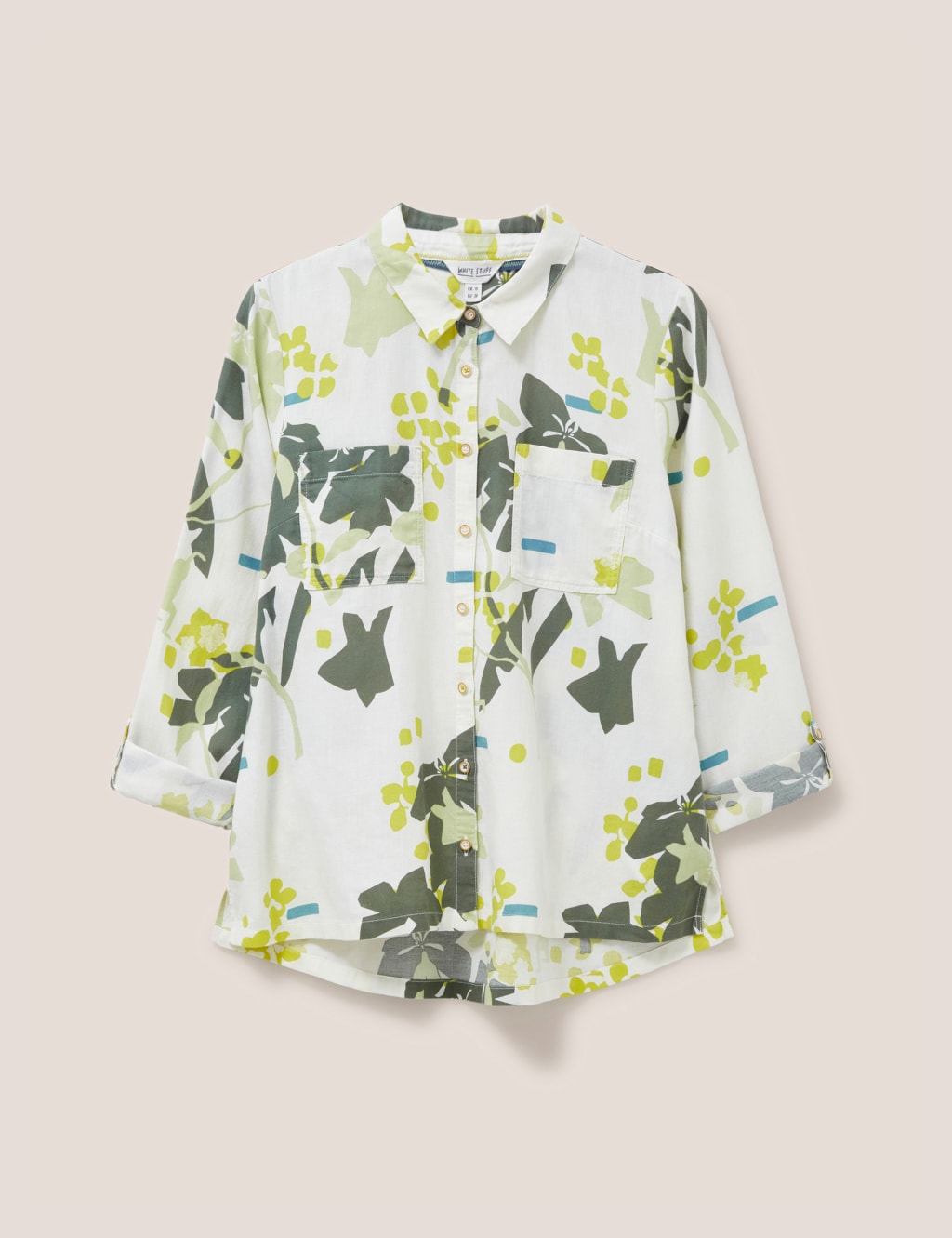 Organic Cotton Printed Collared Shirt image 2
