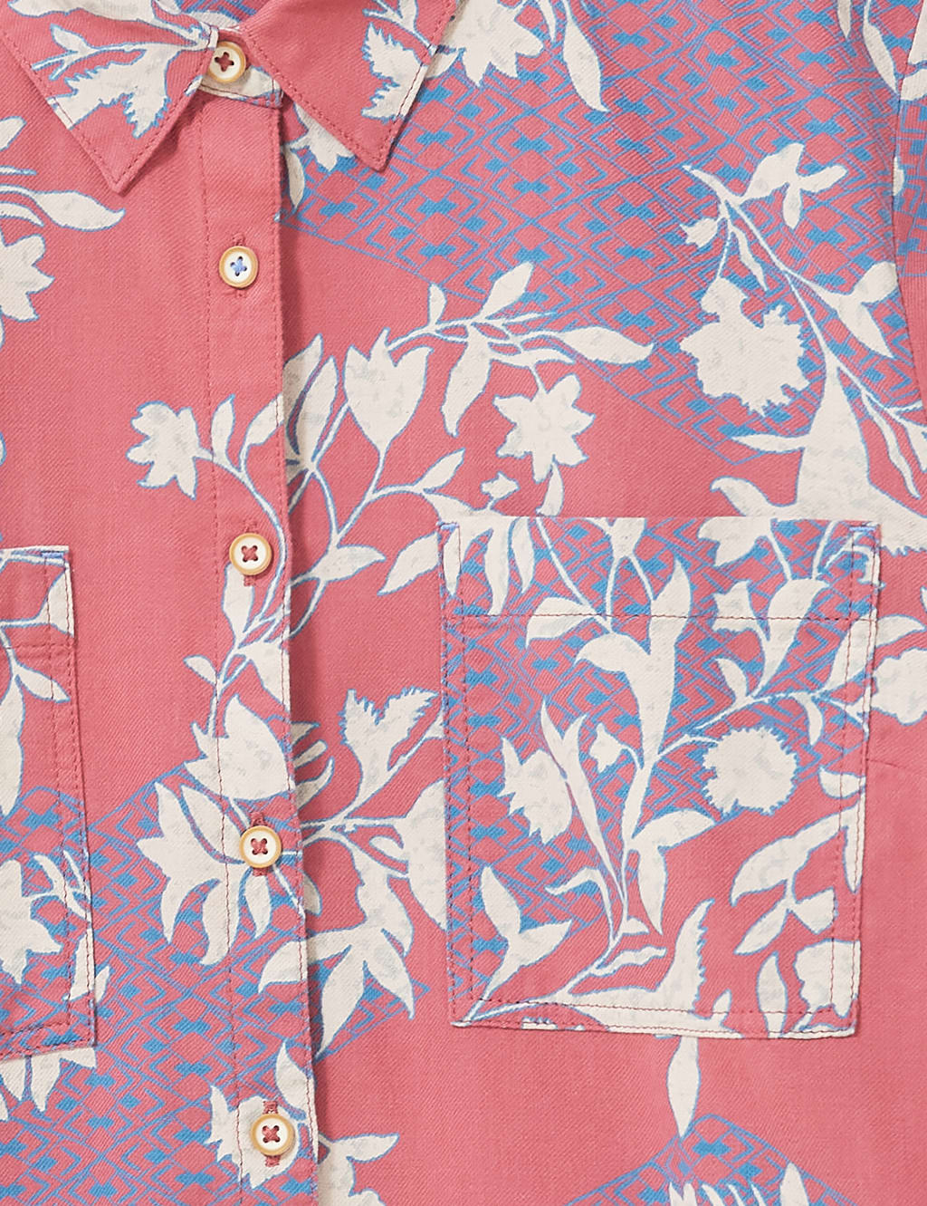 Organic Cotton Printed Collared Shirt image 6
