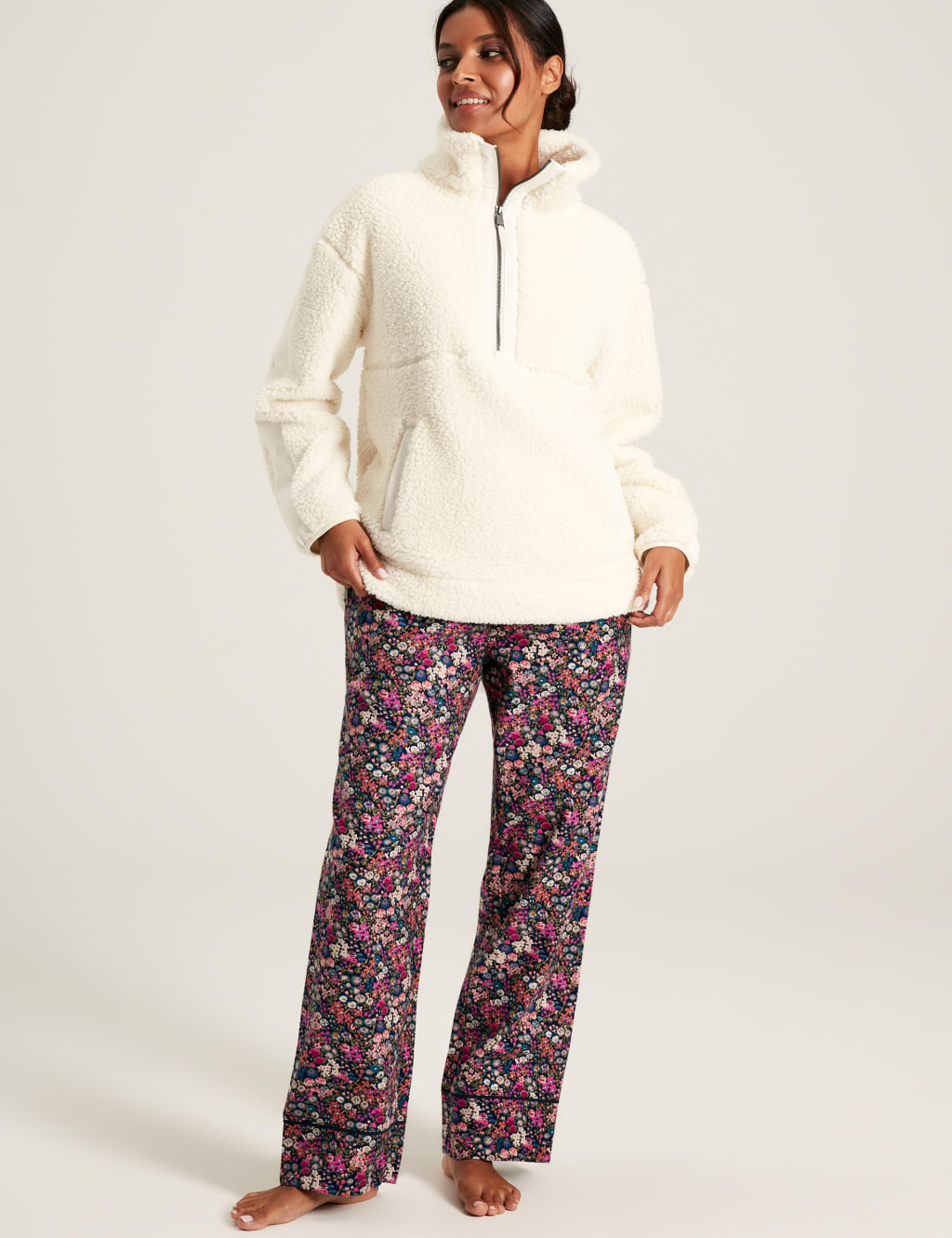 Cotton Modal Floral Pyjama Bottoms image 1