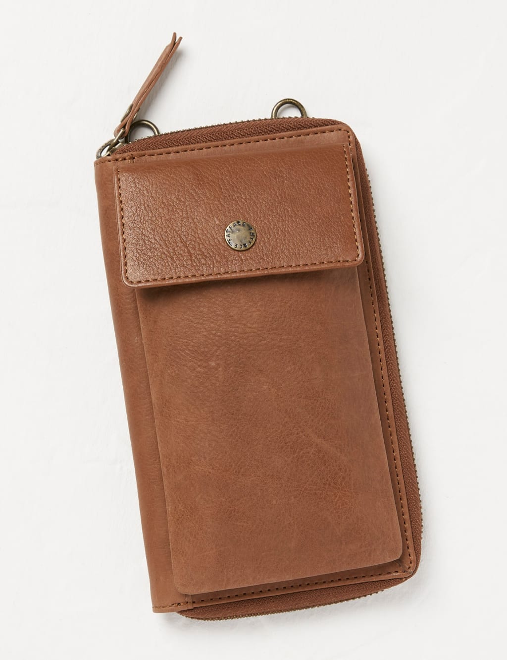 Leather Zip Around Mini Cross Body Bag image 3