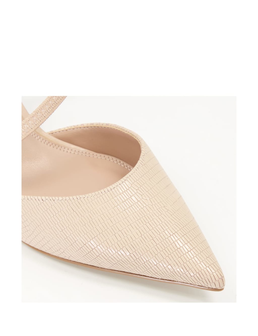 Kitten Heel Pointed Court Shoes image 3