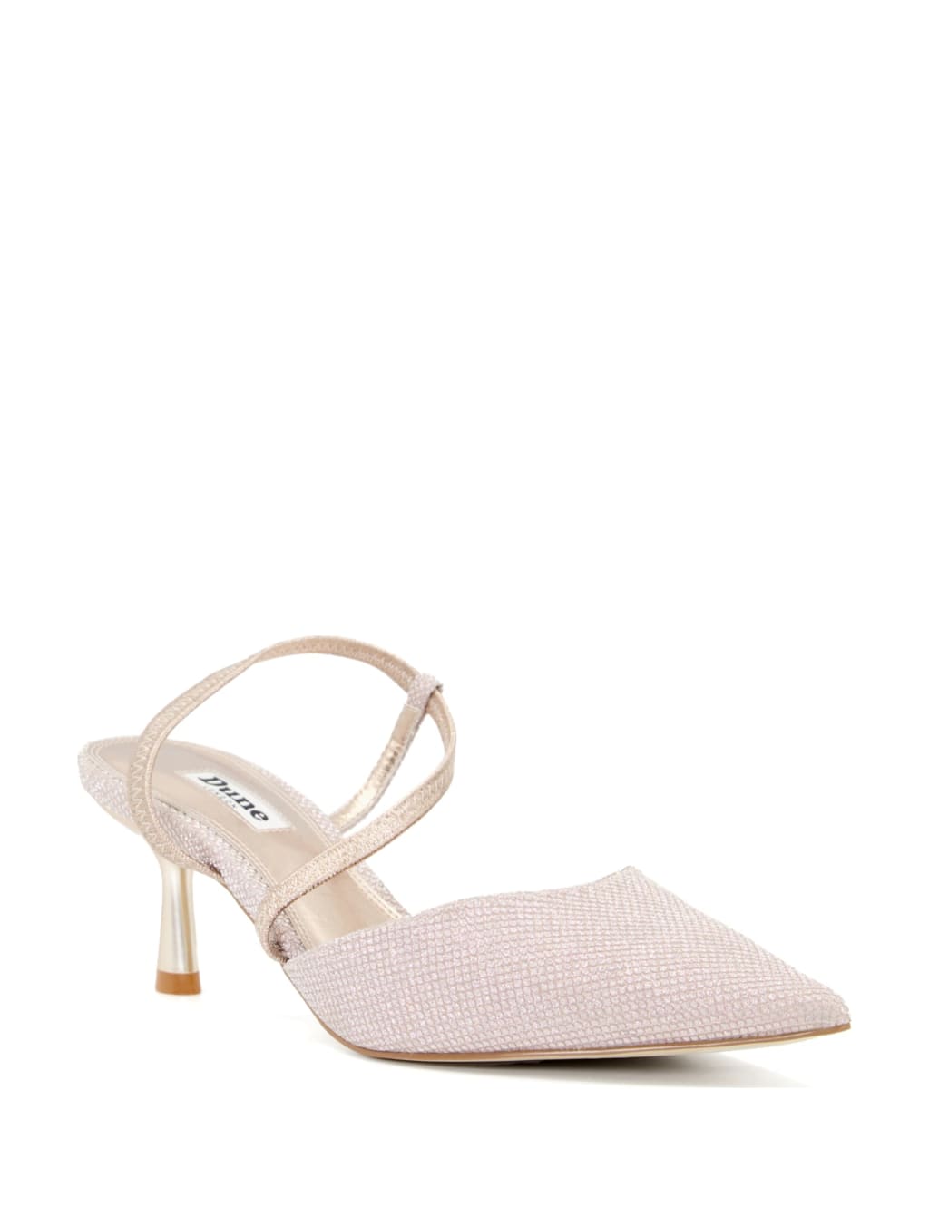 Kitten Heel Pointed Court Shoes image 2