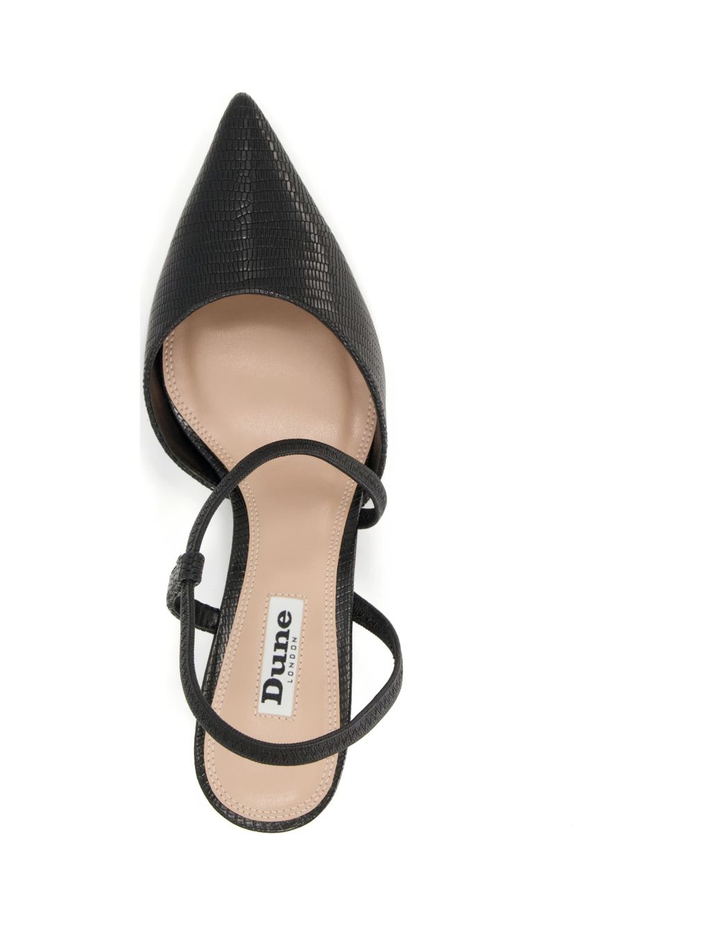 Kitten Heel Pointed Court Shoes image 3