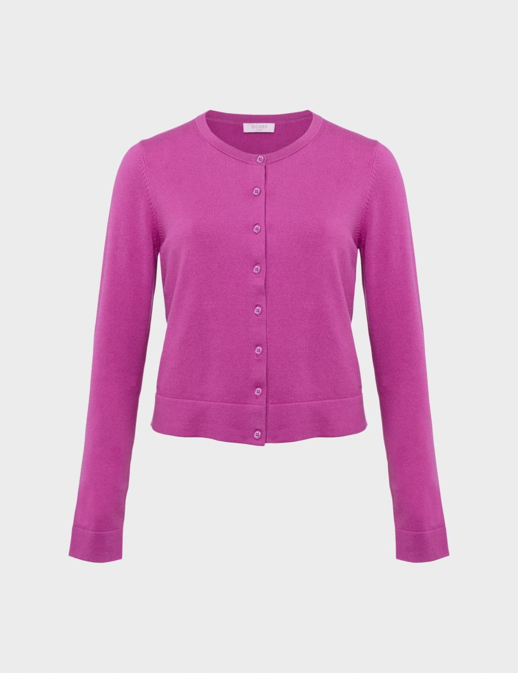 Cotton Rich Crew Neck Cardigan image 2