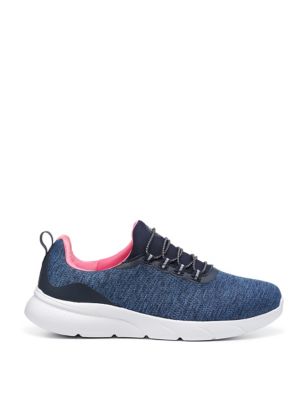 Hotter Womens Pursuit Lace Up Trainers - 4 - Navy, Navy