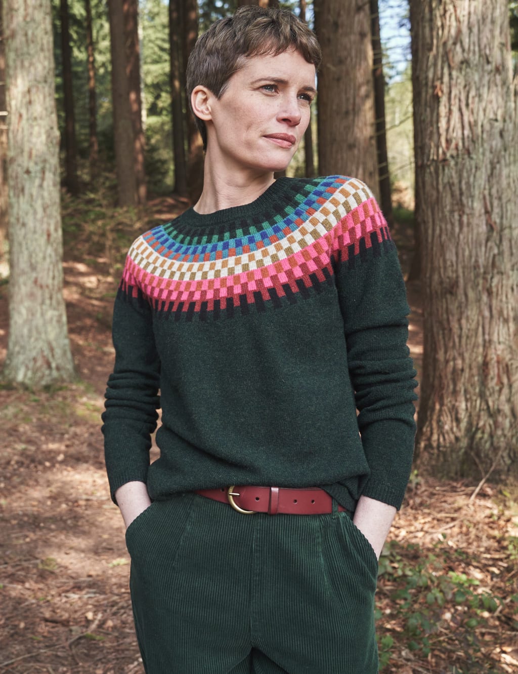 Merino Wool Rich Fair Isle Jumper image 5
