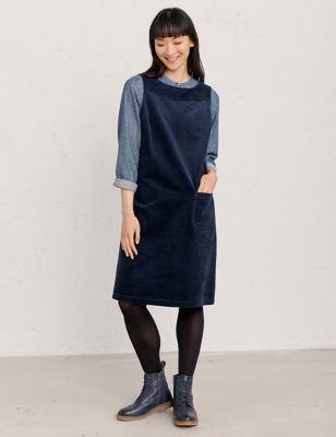 M&S Seasalt Cornwall Womens Pure Cotton Knee Length Dress