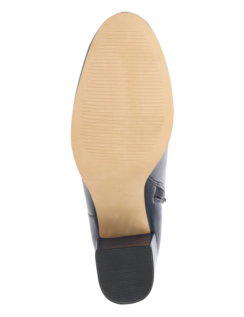 Leather Block Heel Ankle Boots image 5