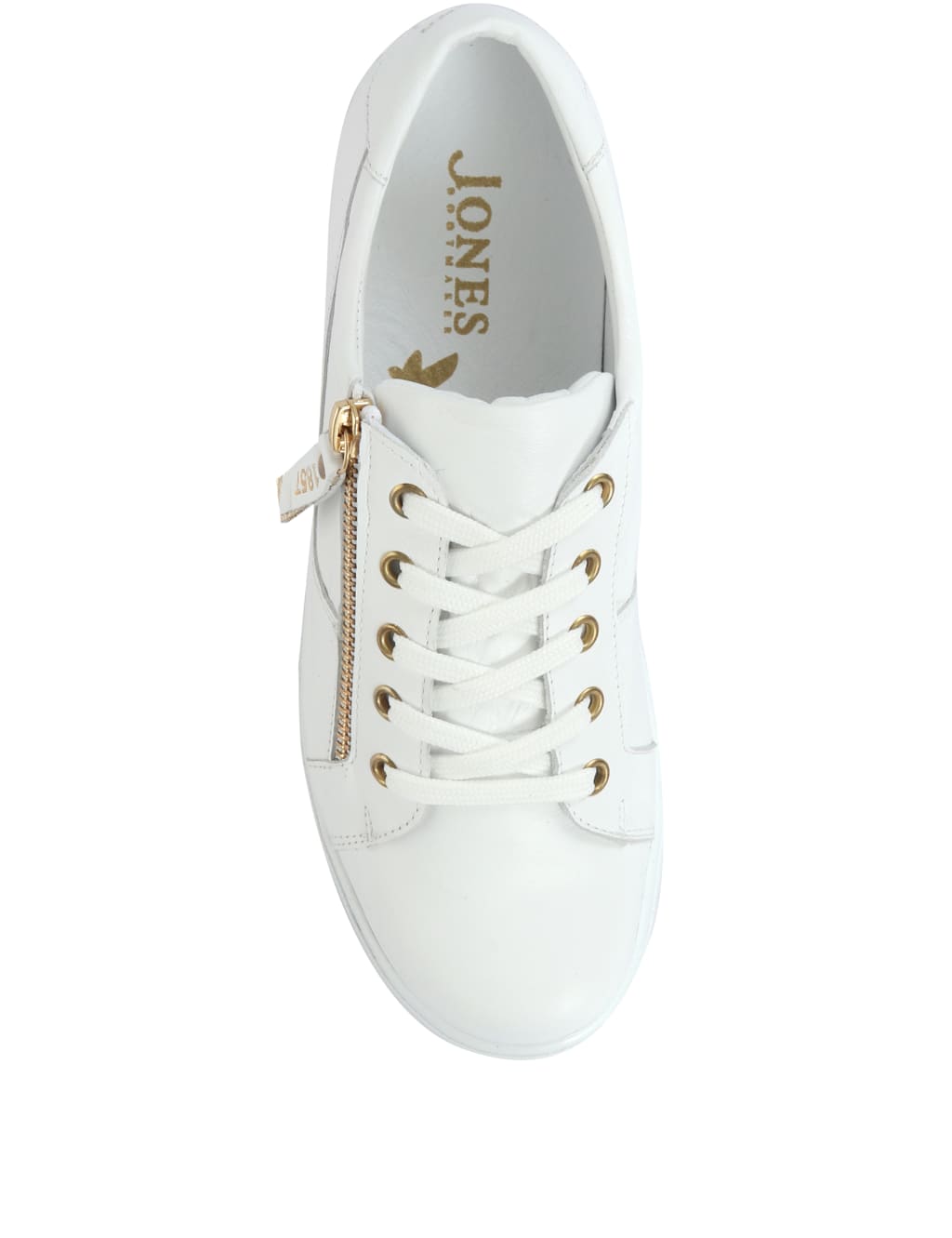 Leather Lace Detail Trainers image 2