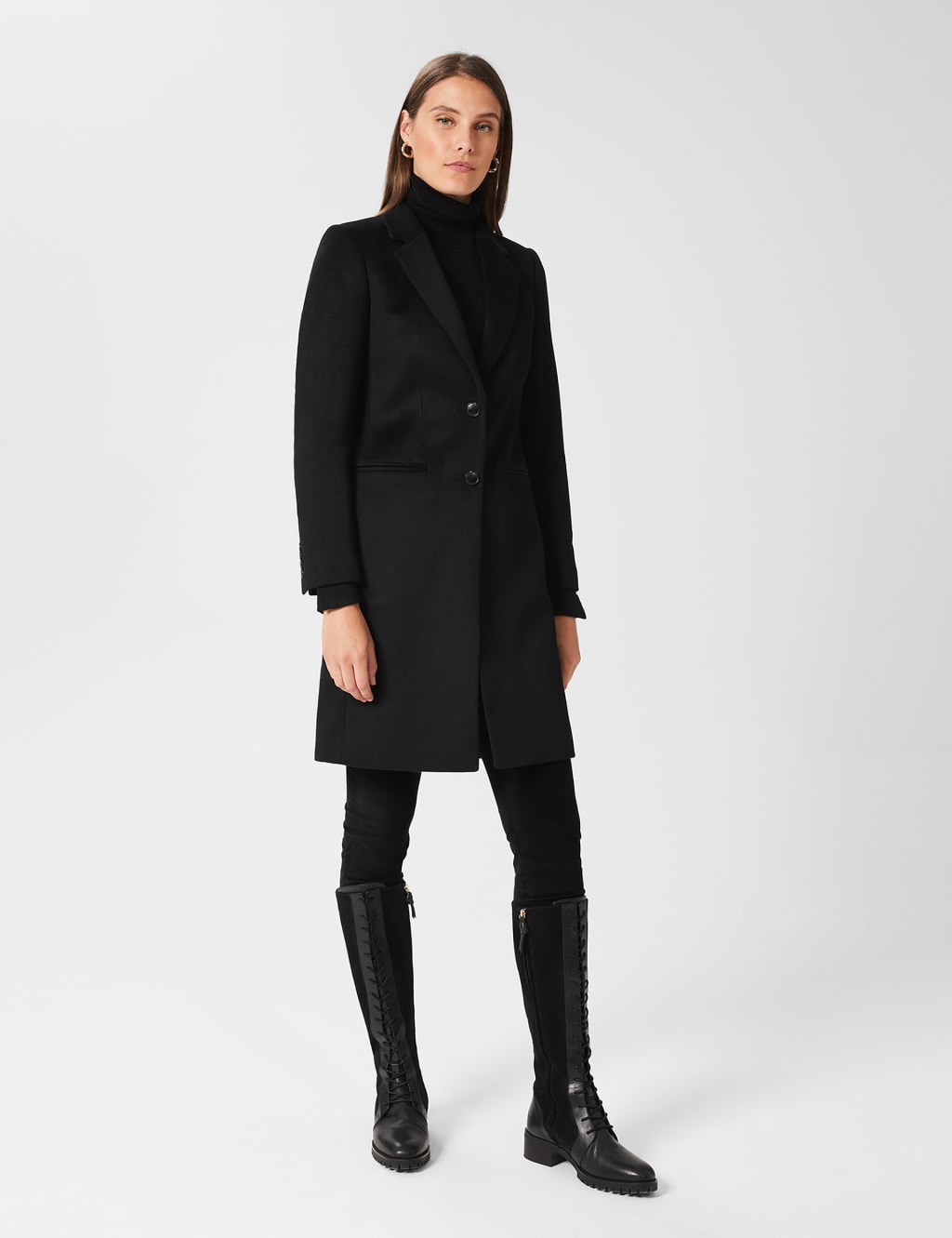 Tilda Pure Wool Single Breasted Coat image 1