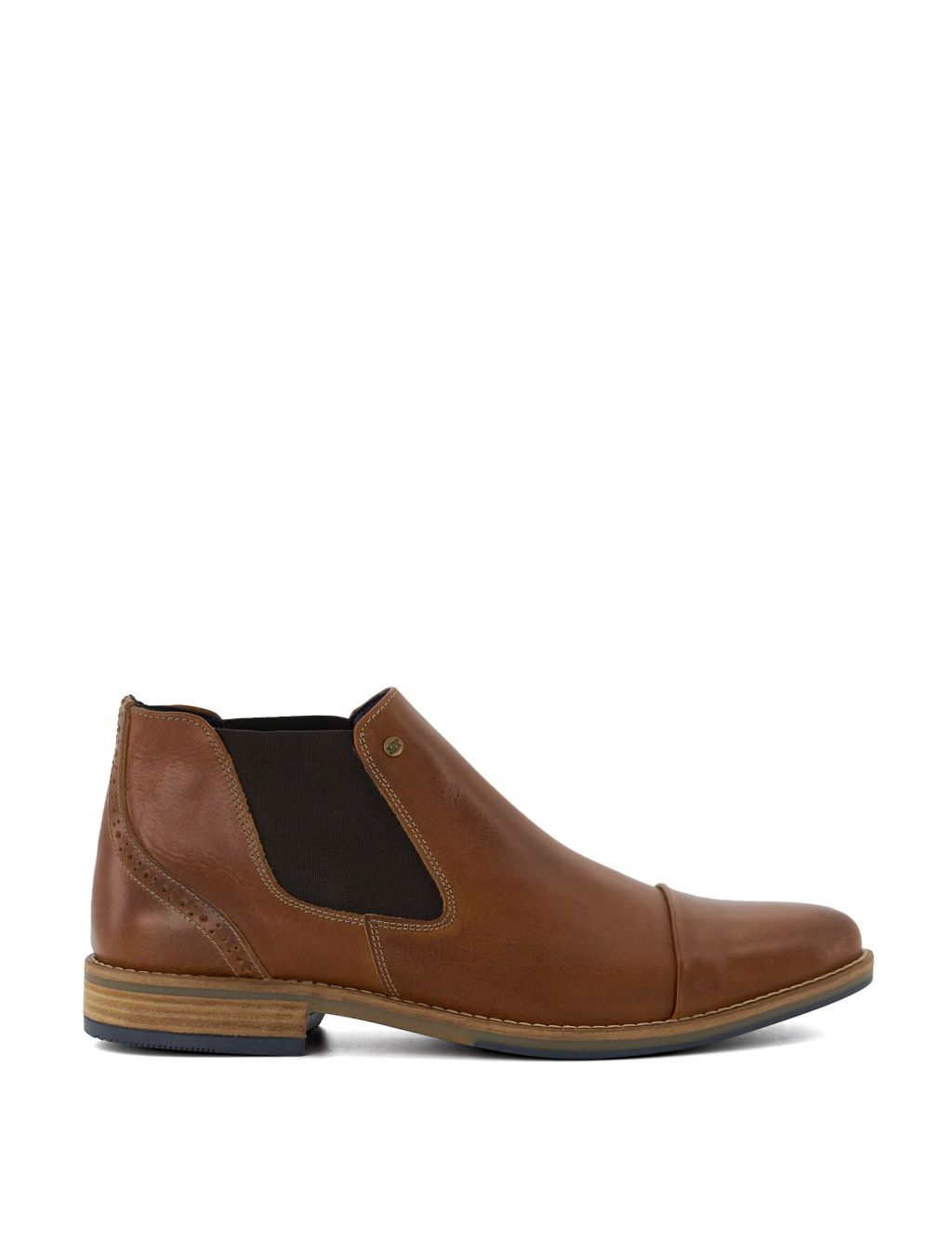 Leather Pull-On Chelsea Boots image 1