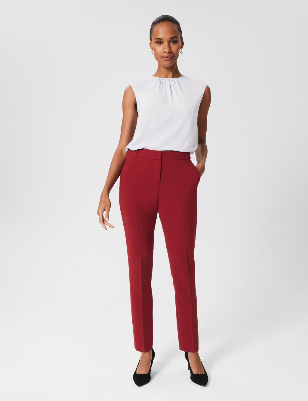 Women's Red Trousers | M&S