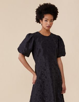 M&S Finery London Womens Embroidered Midi Tea Dress