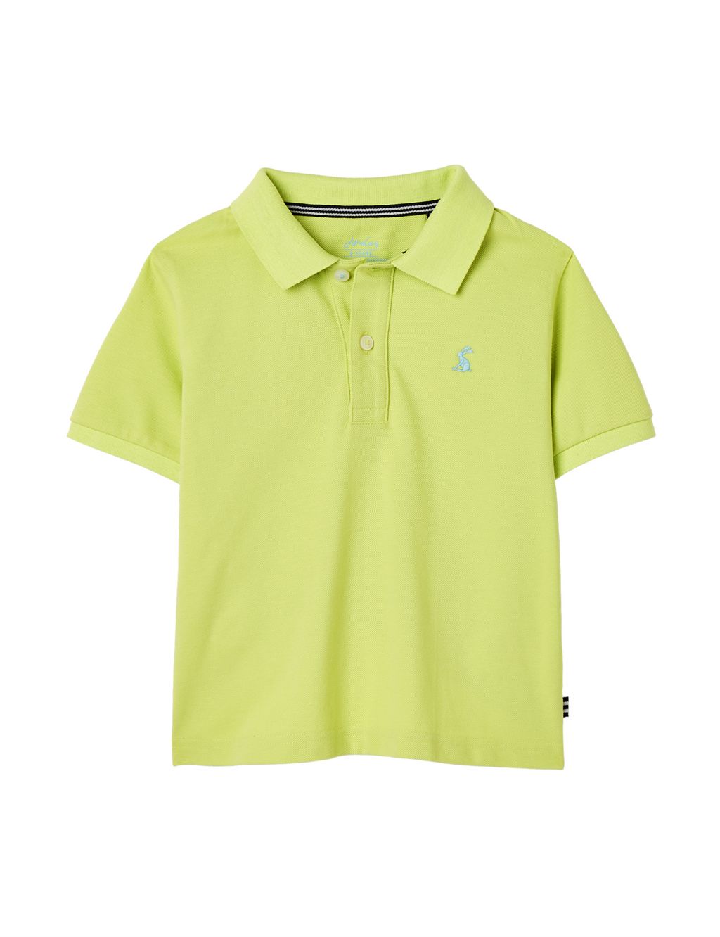 Pure Cotton Plain Polo Shirt (2-12 Yrs) image 1